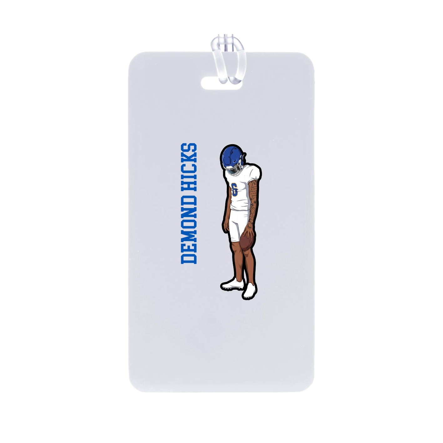Bag Tag — Name Vertical in Classic