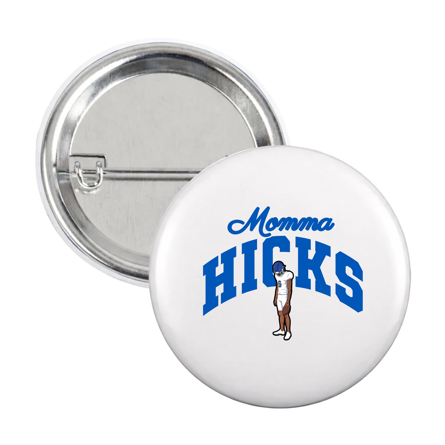 Game Day Button — Mothers Day Arch in White