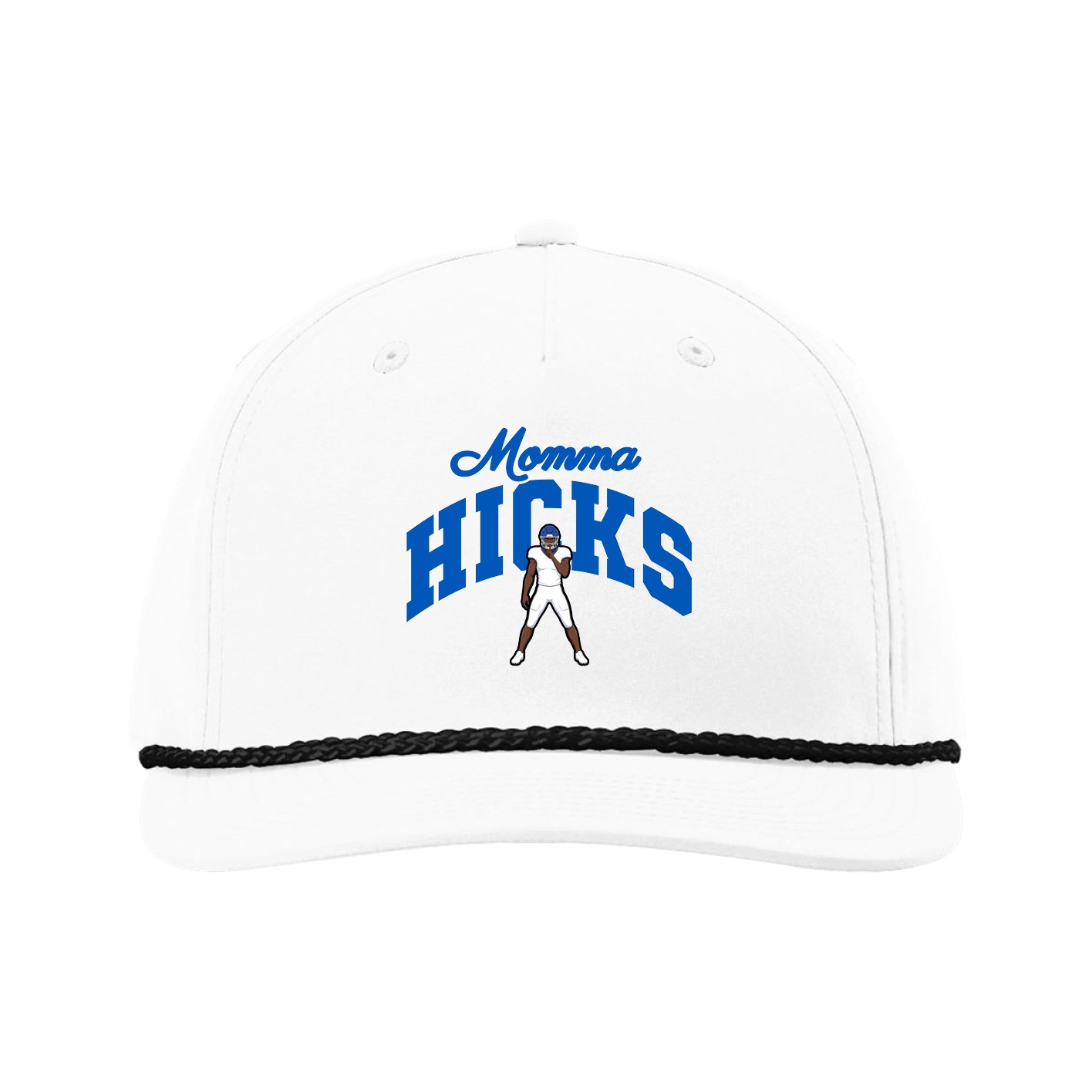 Five-Panel Classic Rope Cap — Mothers Day Arch in White
