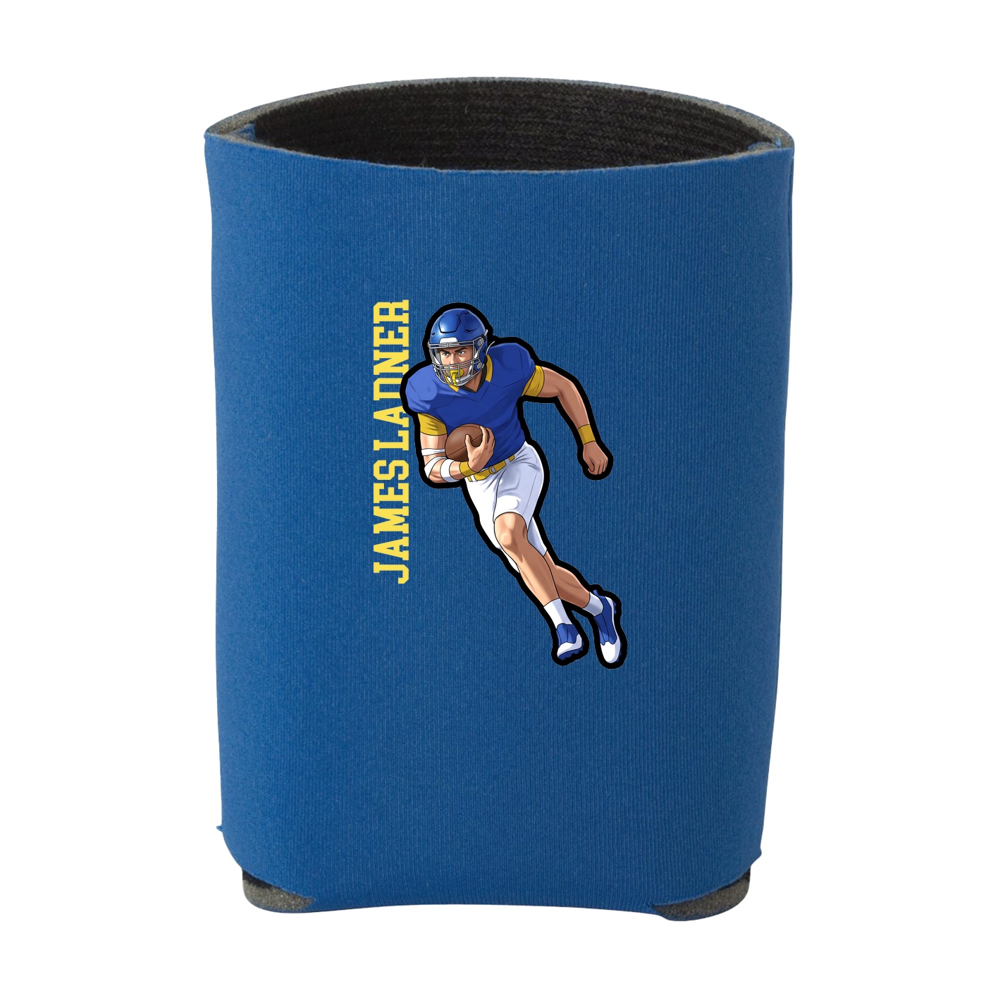 Can Holder — Name Vertical in Royal