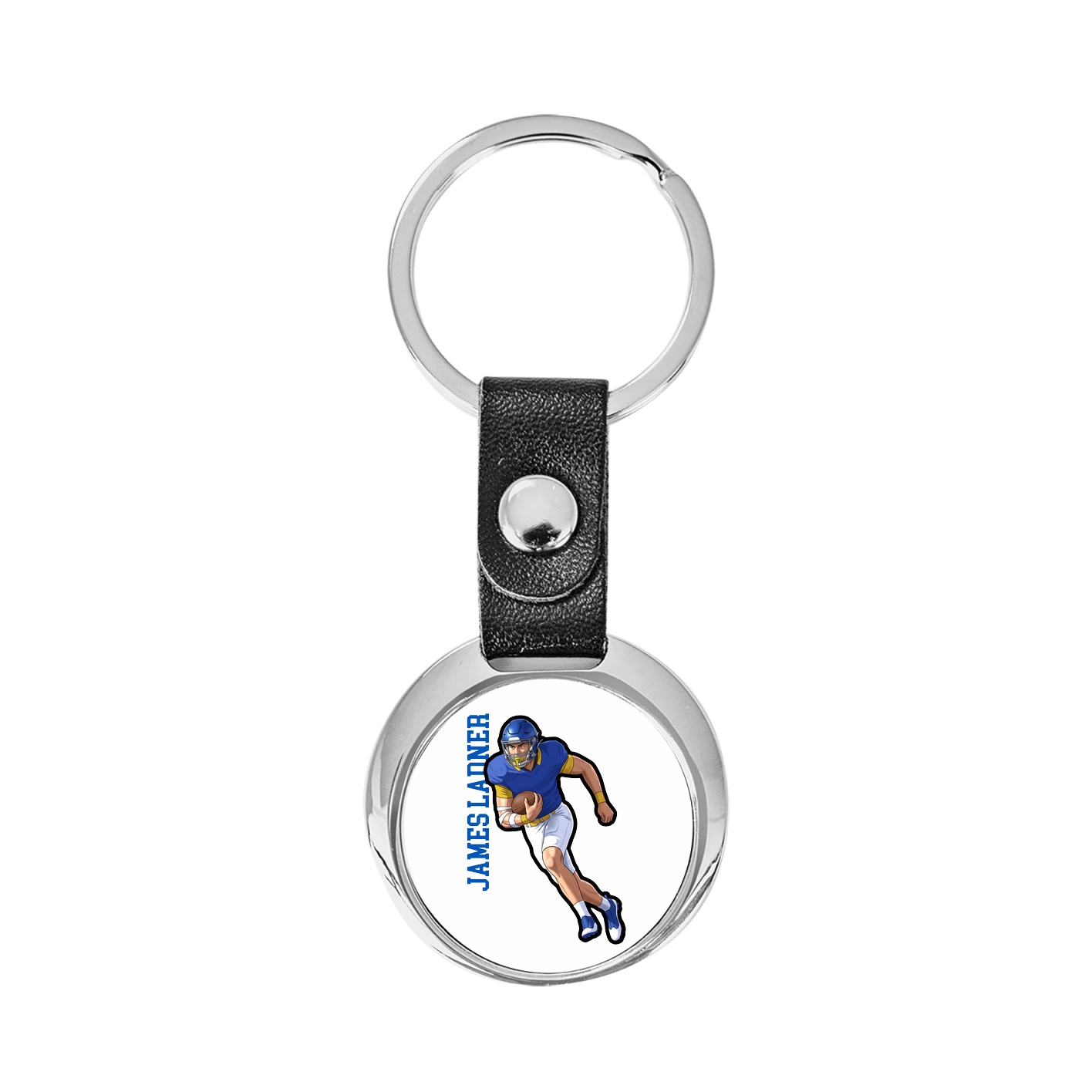 Key Chain — Name Vertical in Classic