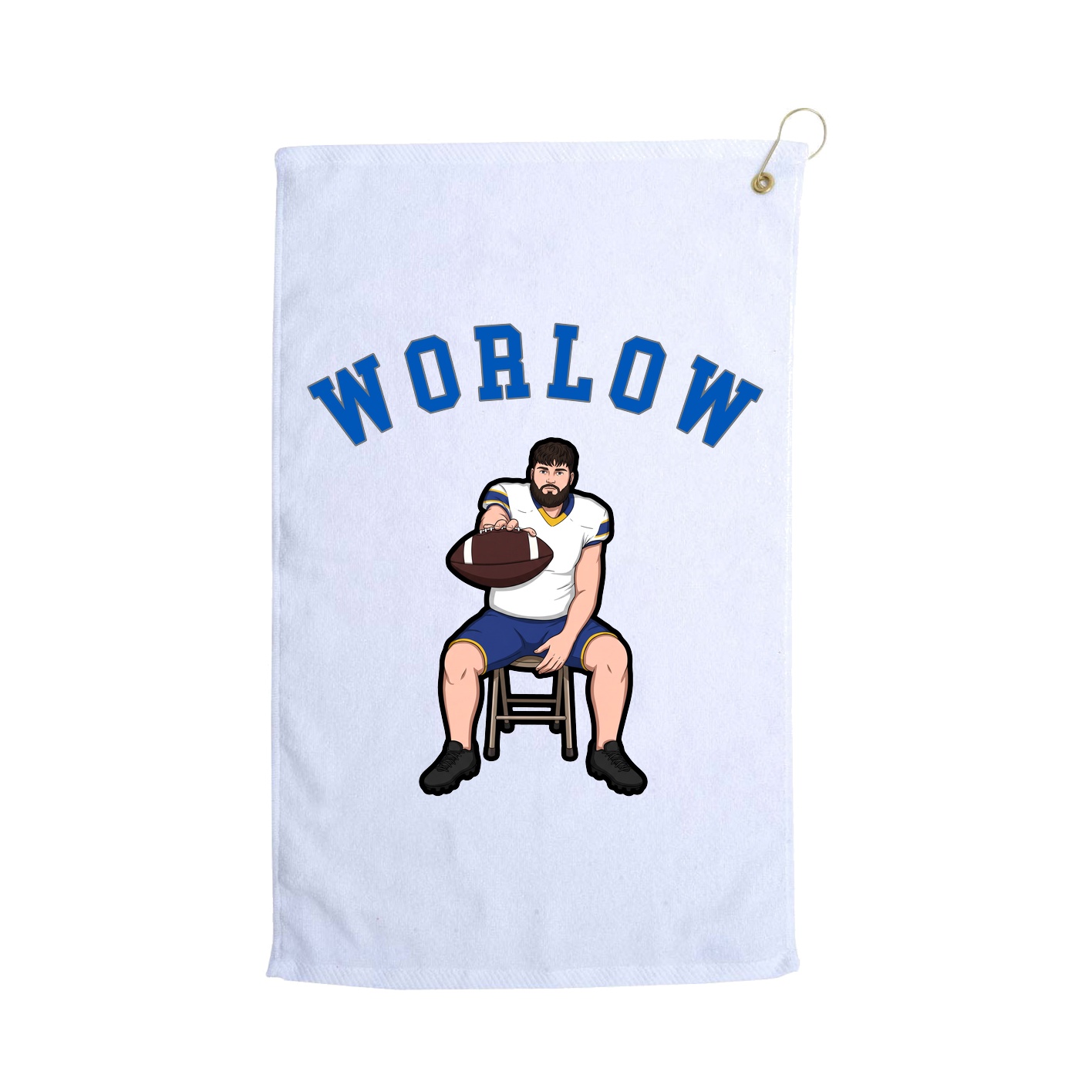 Golf Towel — Shirsey Arch in White
