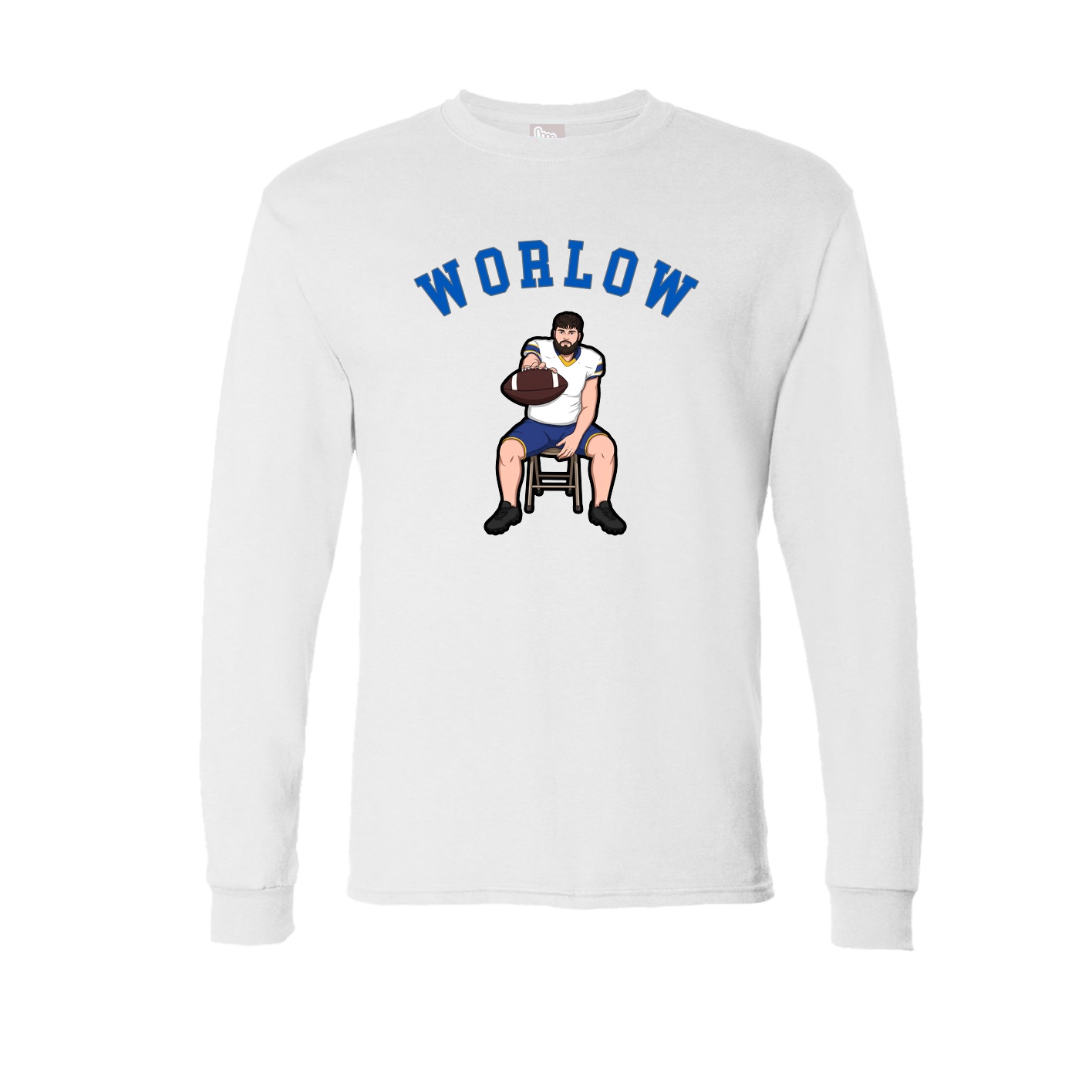 Long Sleeve Tee — Shirsey Arch in White
