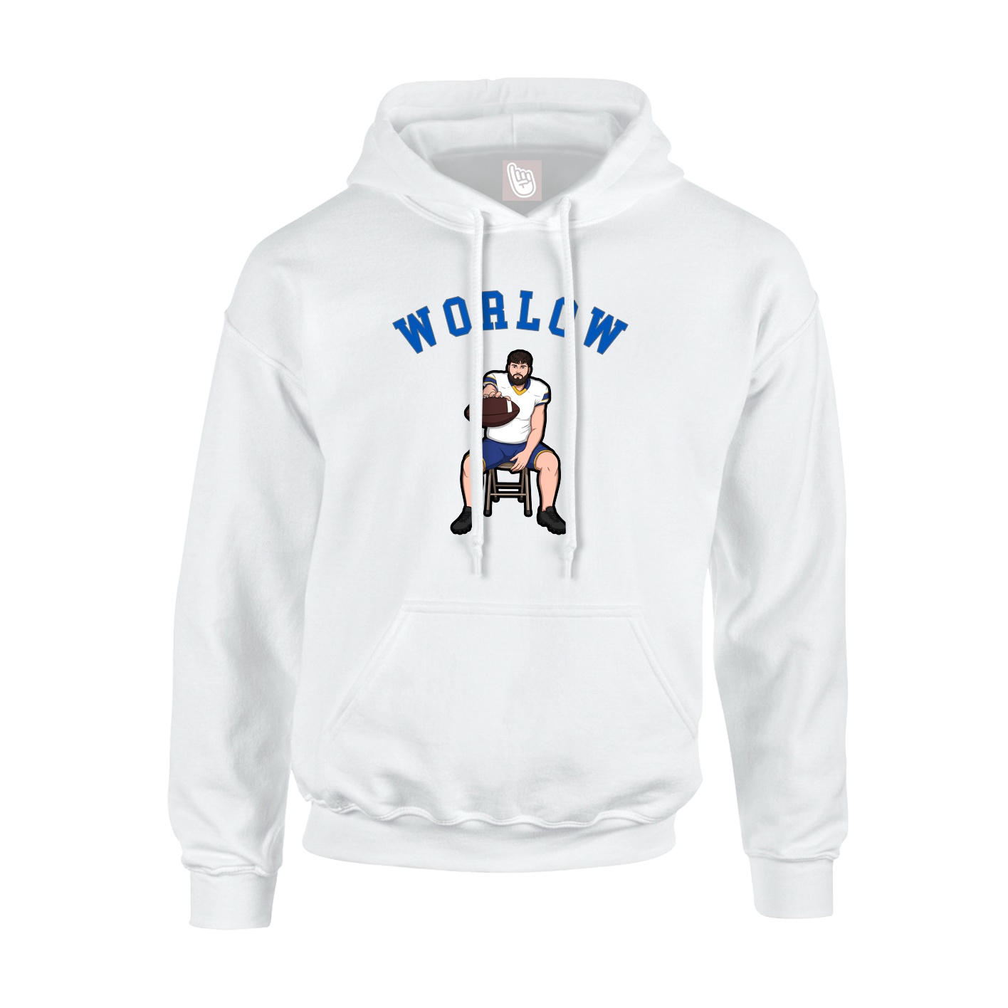 Youth Hoodie — Shirsey Arch in White