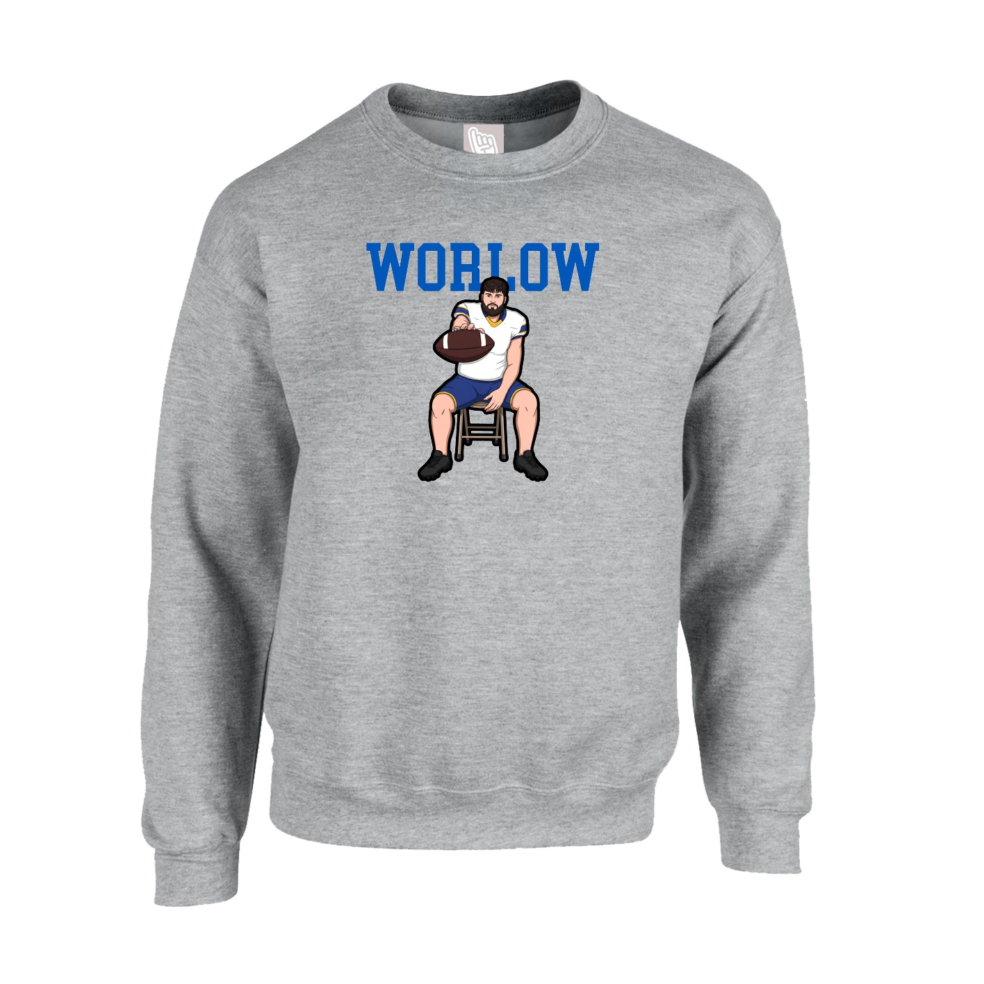 Fleece Crew — Shirsey in Grey