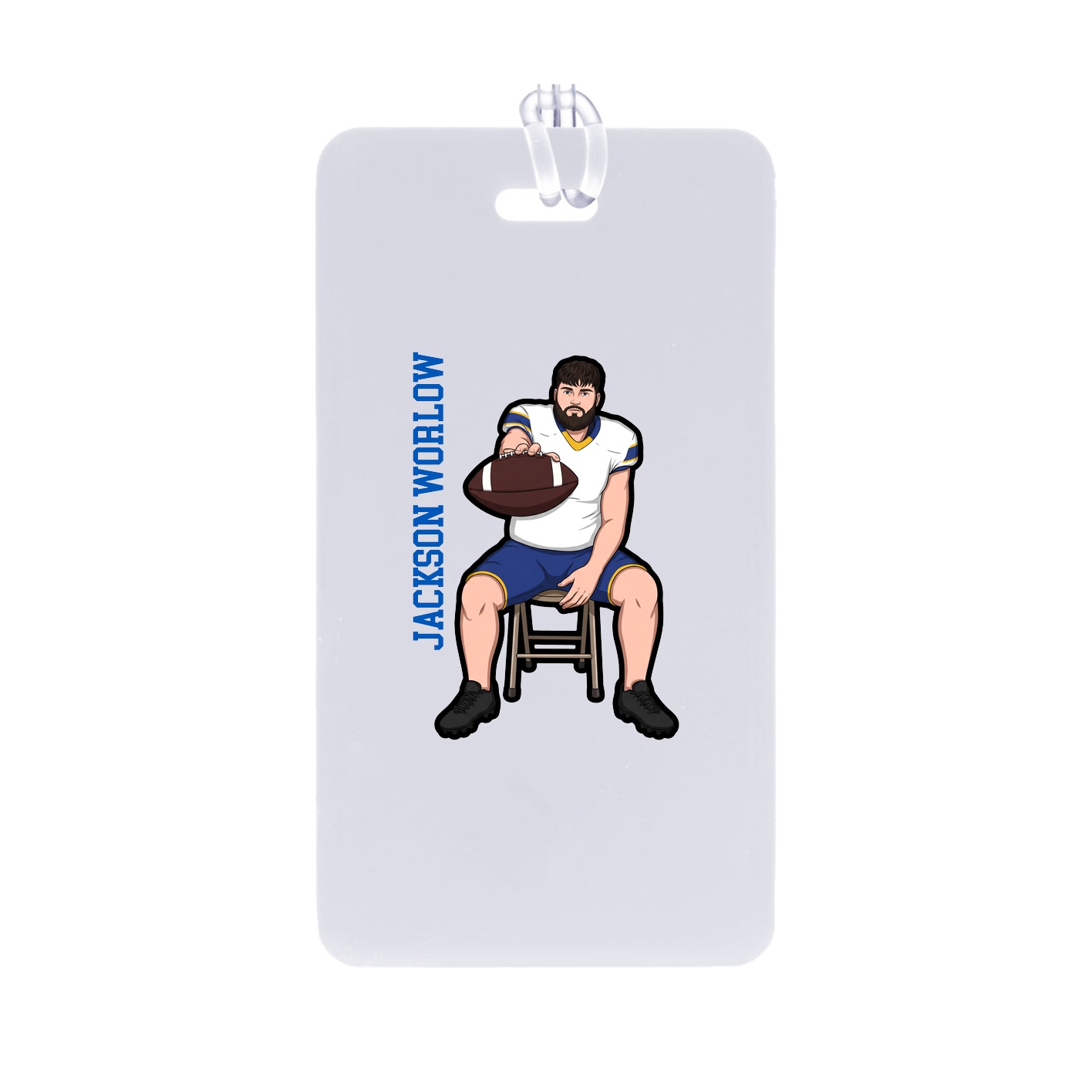 Bag Tag — Name Vertical in Classic