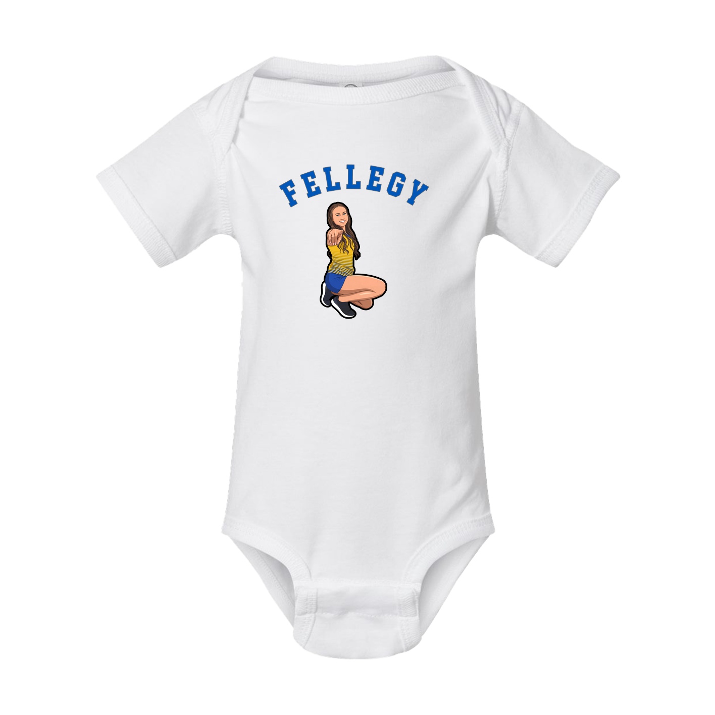 Baby Onesie — Shirsey Arch in White