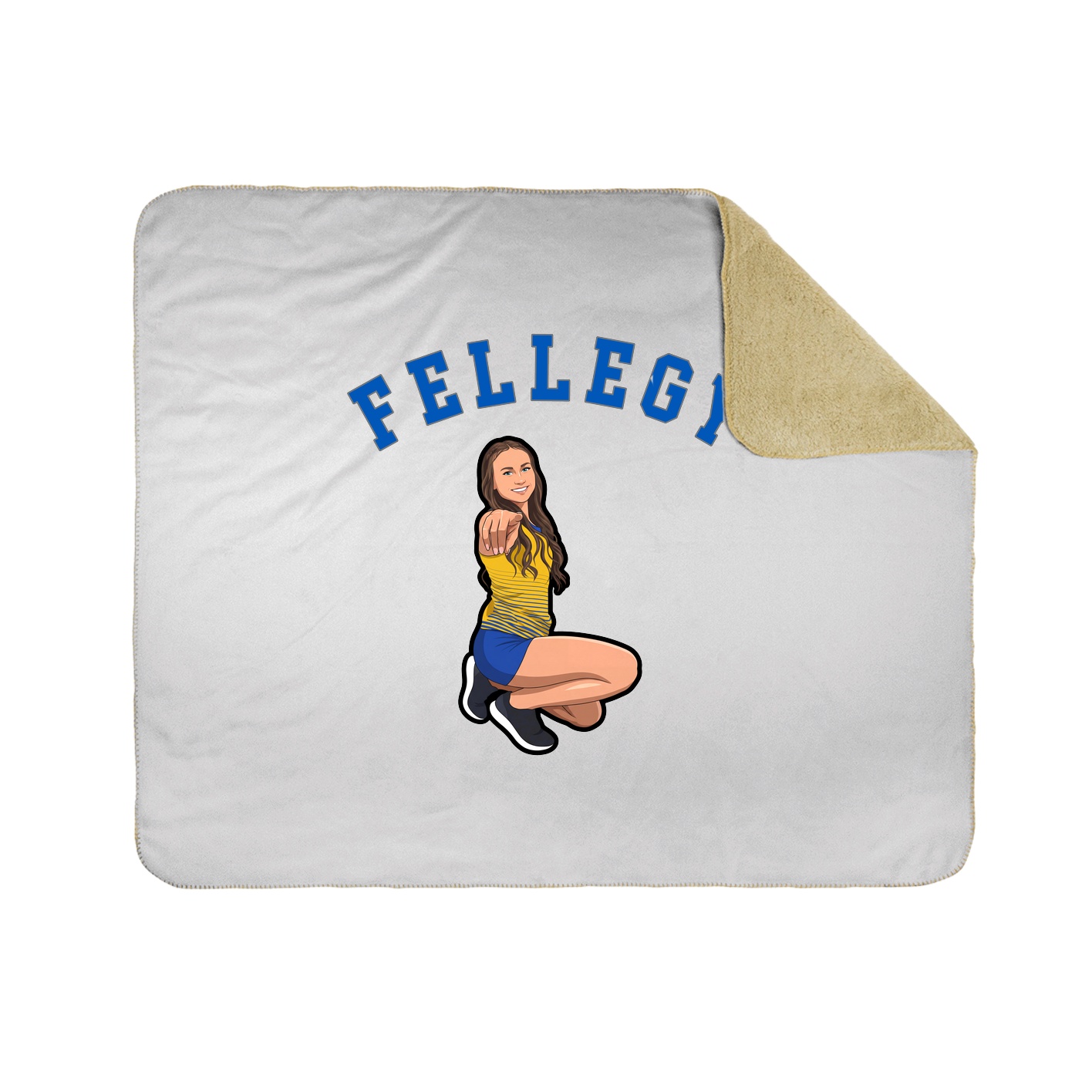 Throw Blanket — Shirsey Arch in White