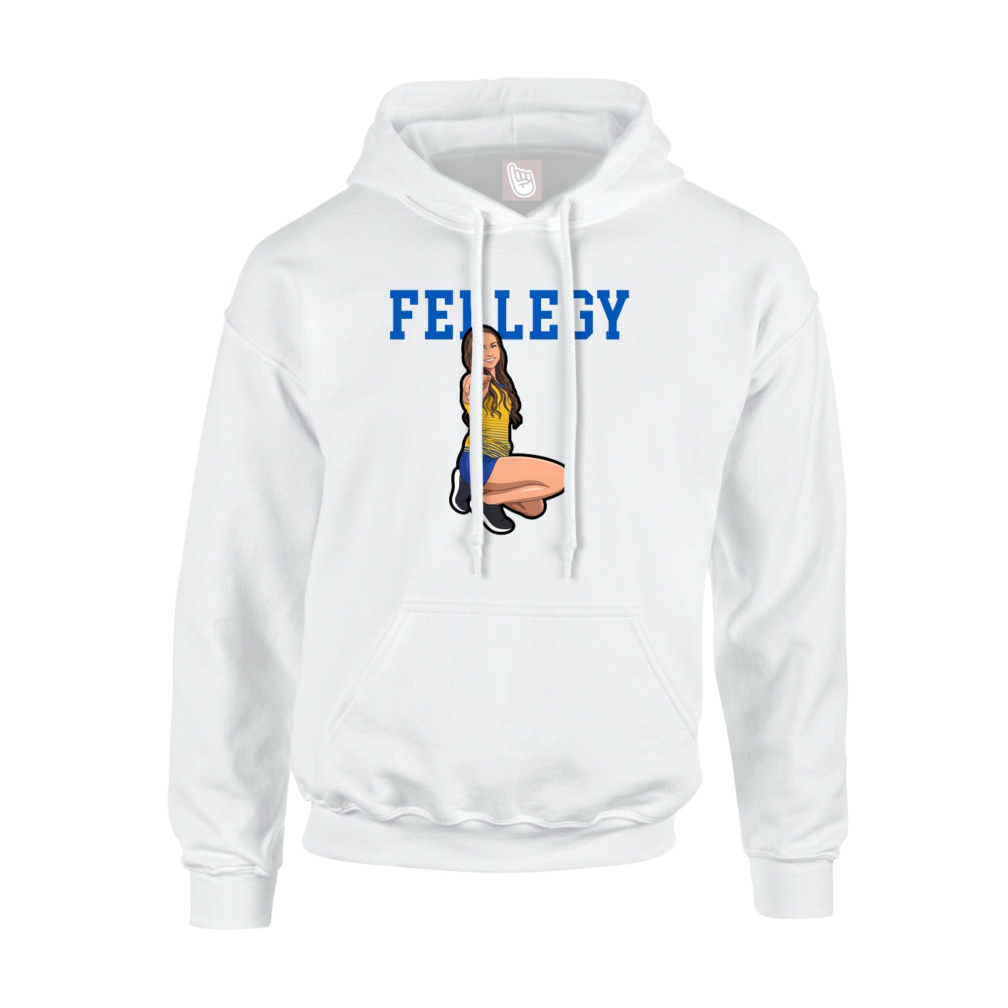Hoodie — Shirsey in White