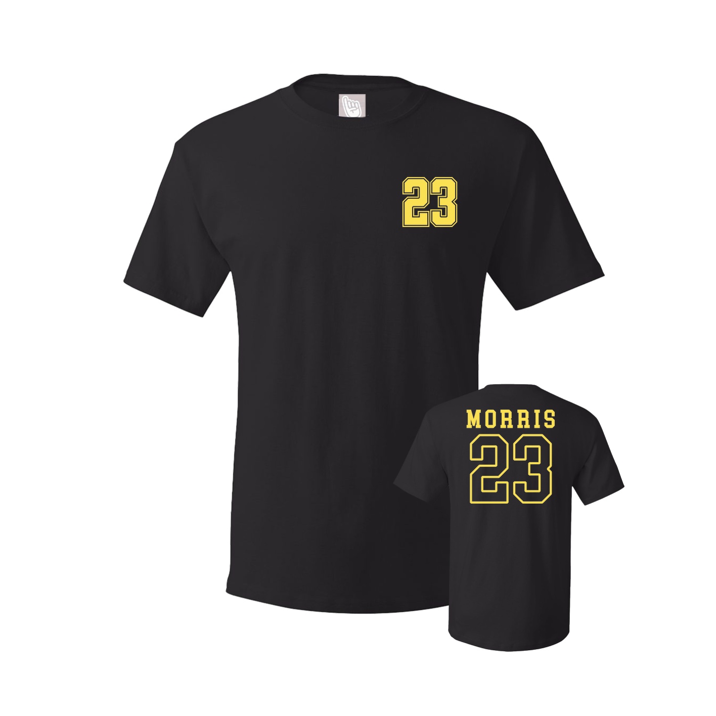 Youth Tee — Chest Back in Black