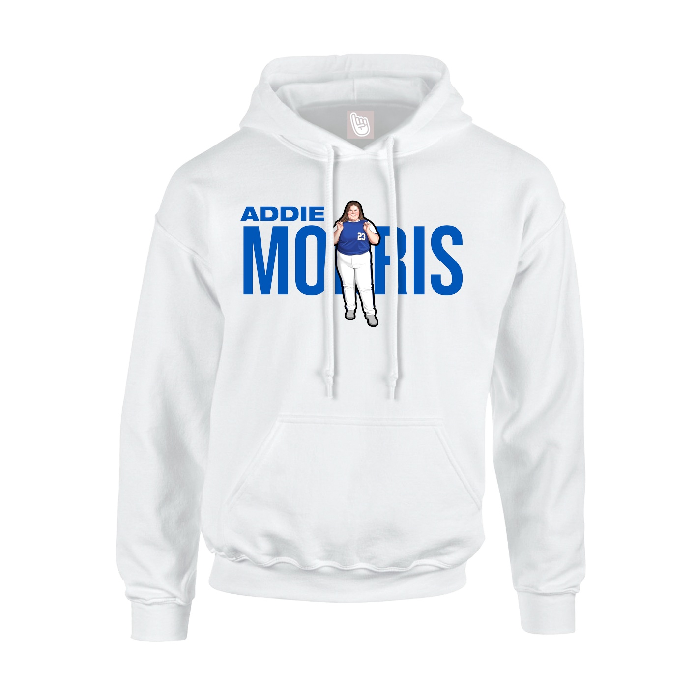 Hoodie — Player Name in White