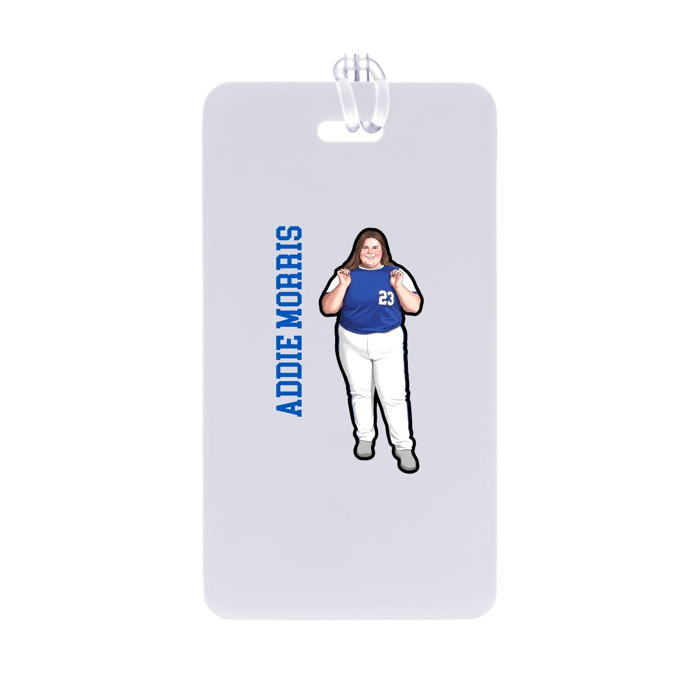 Bag Tag — Name Vertical in Classic