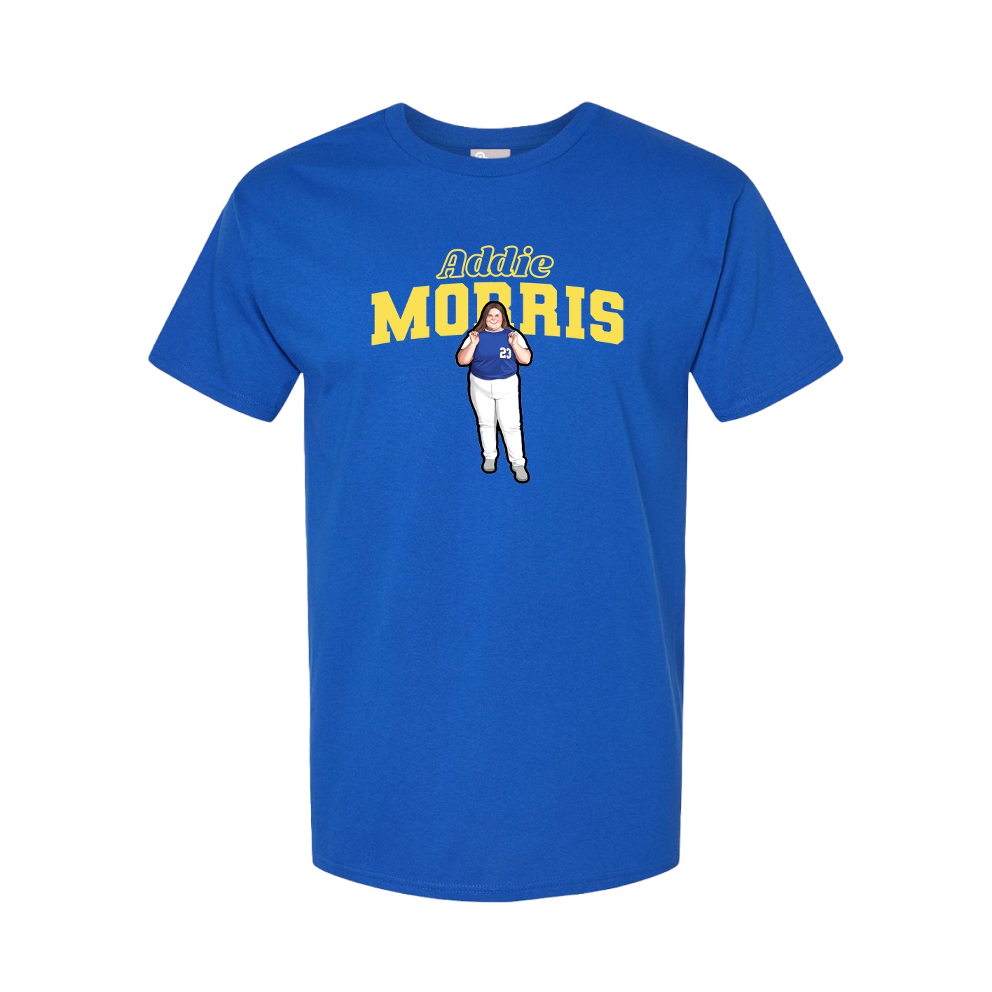 Tee — Name Arch in Royal