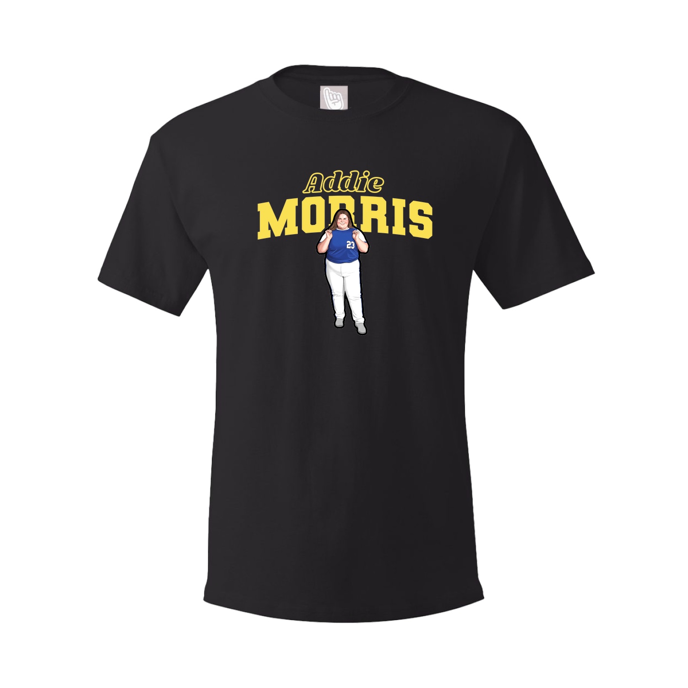 Youth Tee — Name Arch in Black