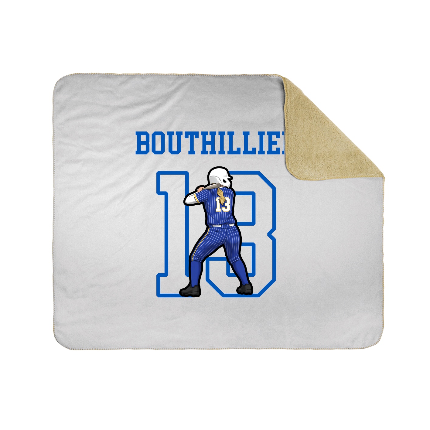 Throw Blanket — Shirsey in White