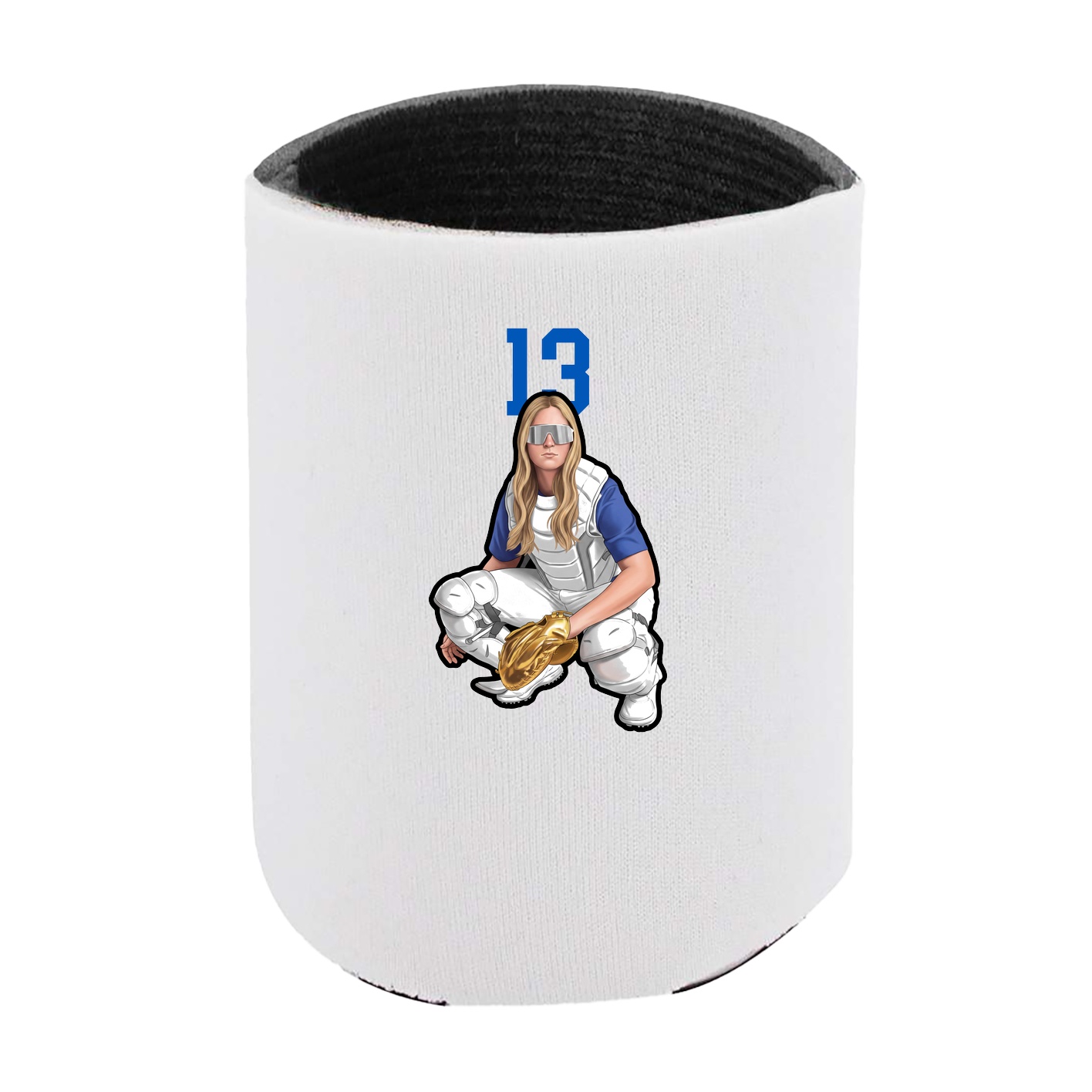 Can Holder — Number Top in White