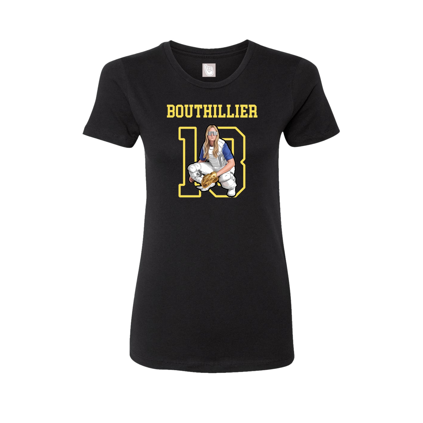 Fitted Women's Tee — Shirsey in Black
