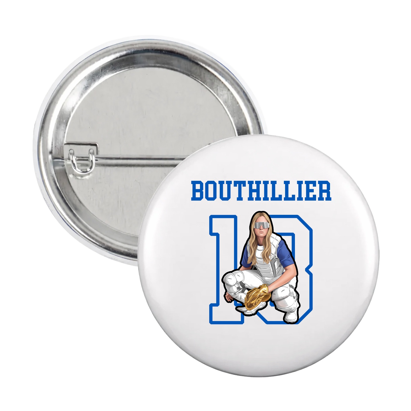 Game Day Button — Shirsey in White