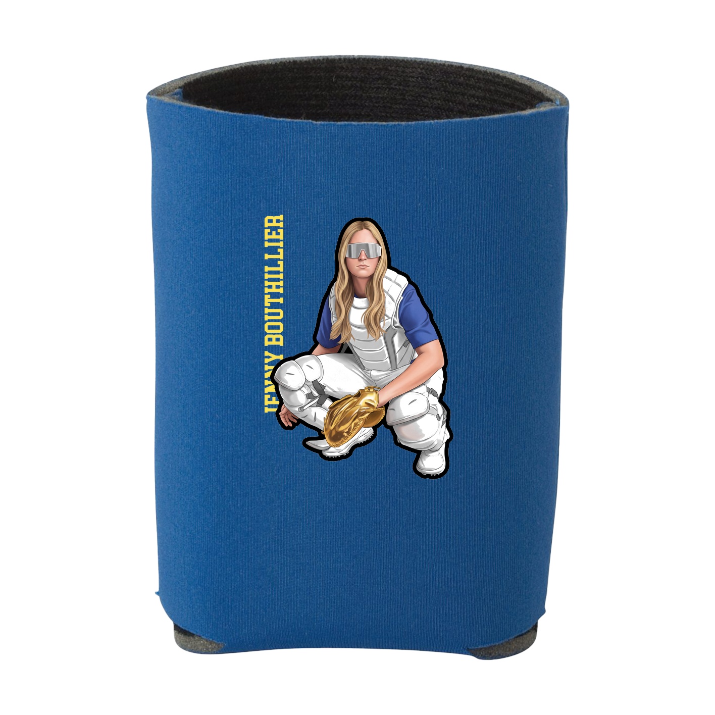 Can Holder — Name Vertical in Royal