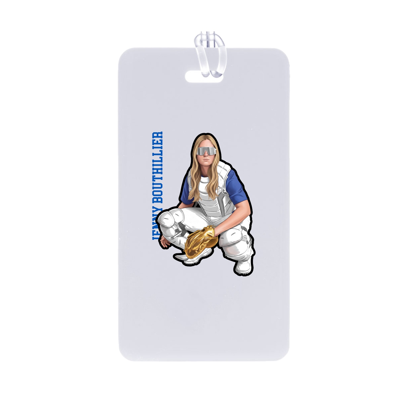 Bag Tag — Name Vertical in Classic