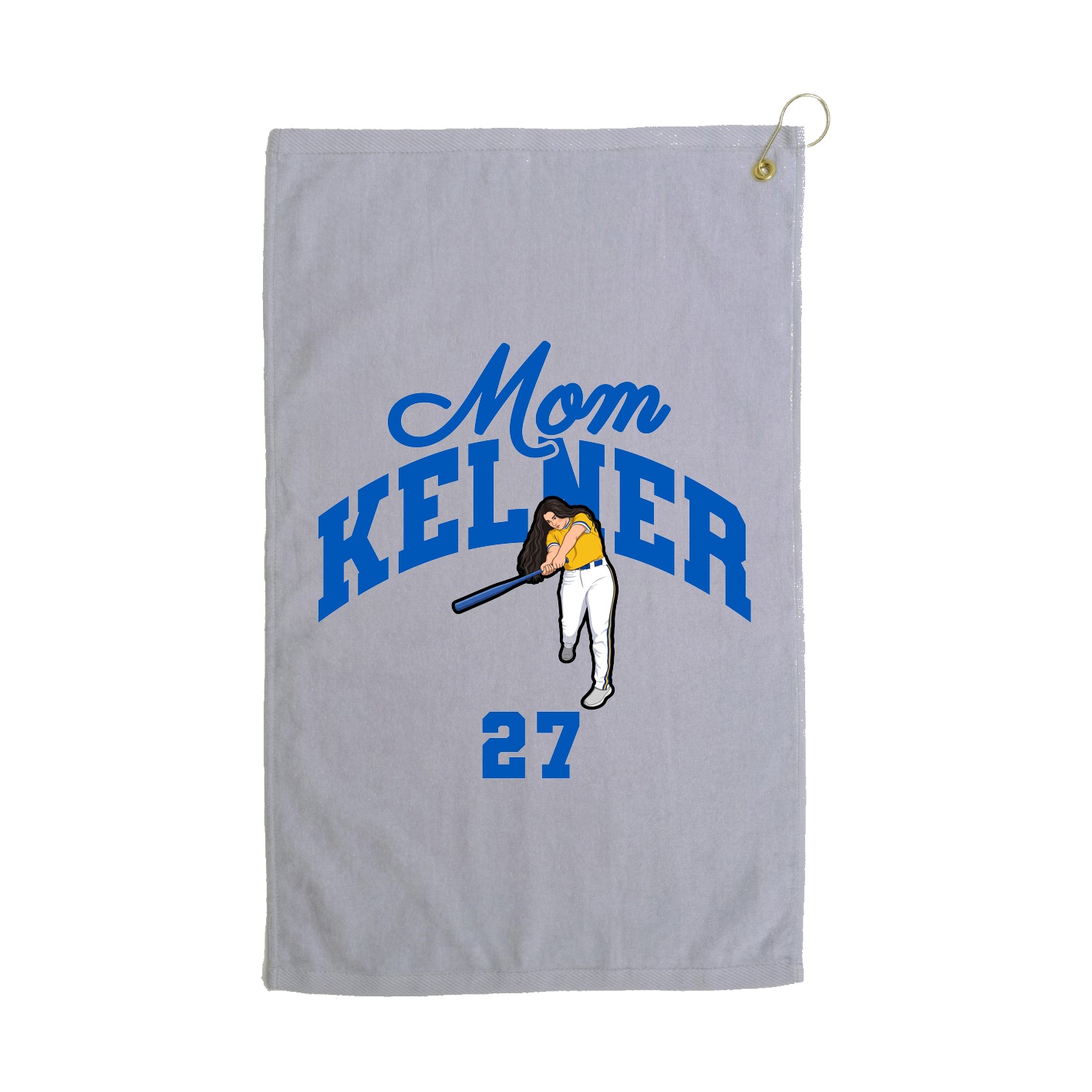 Golf Towel — Mothers Day Arch in Grey