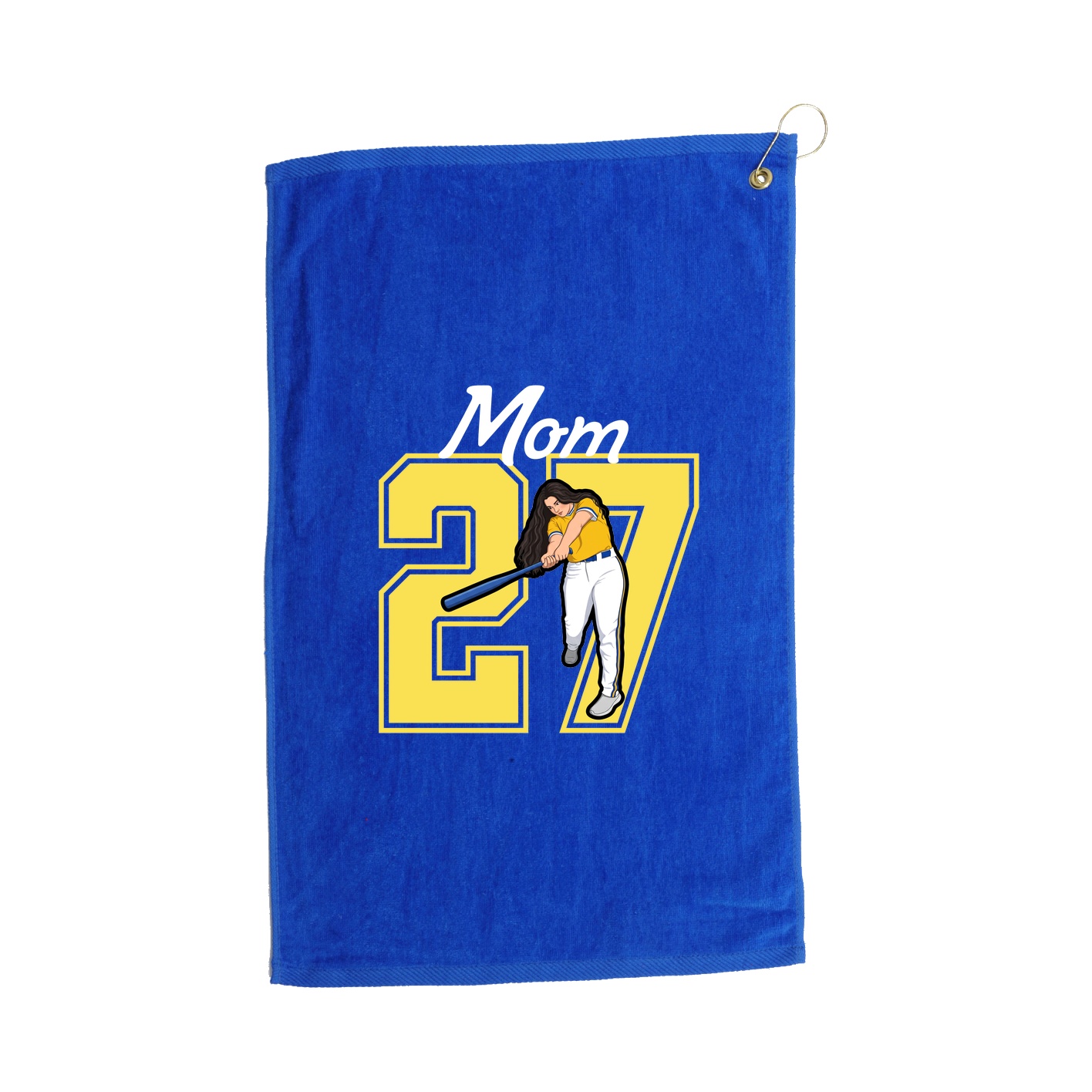Golf Towel — Mothers Day Shirsey in Royal