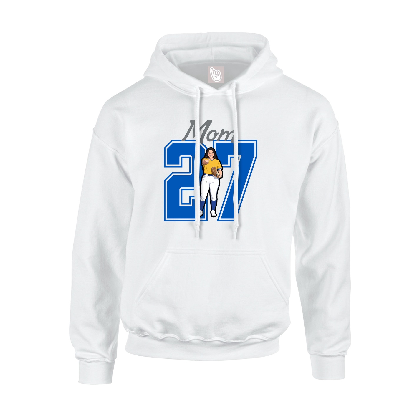 Youth Hoodie — Mothers Day Shirsey in White