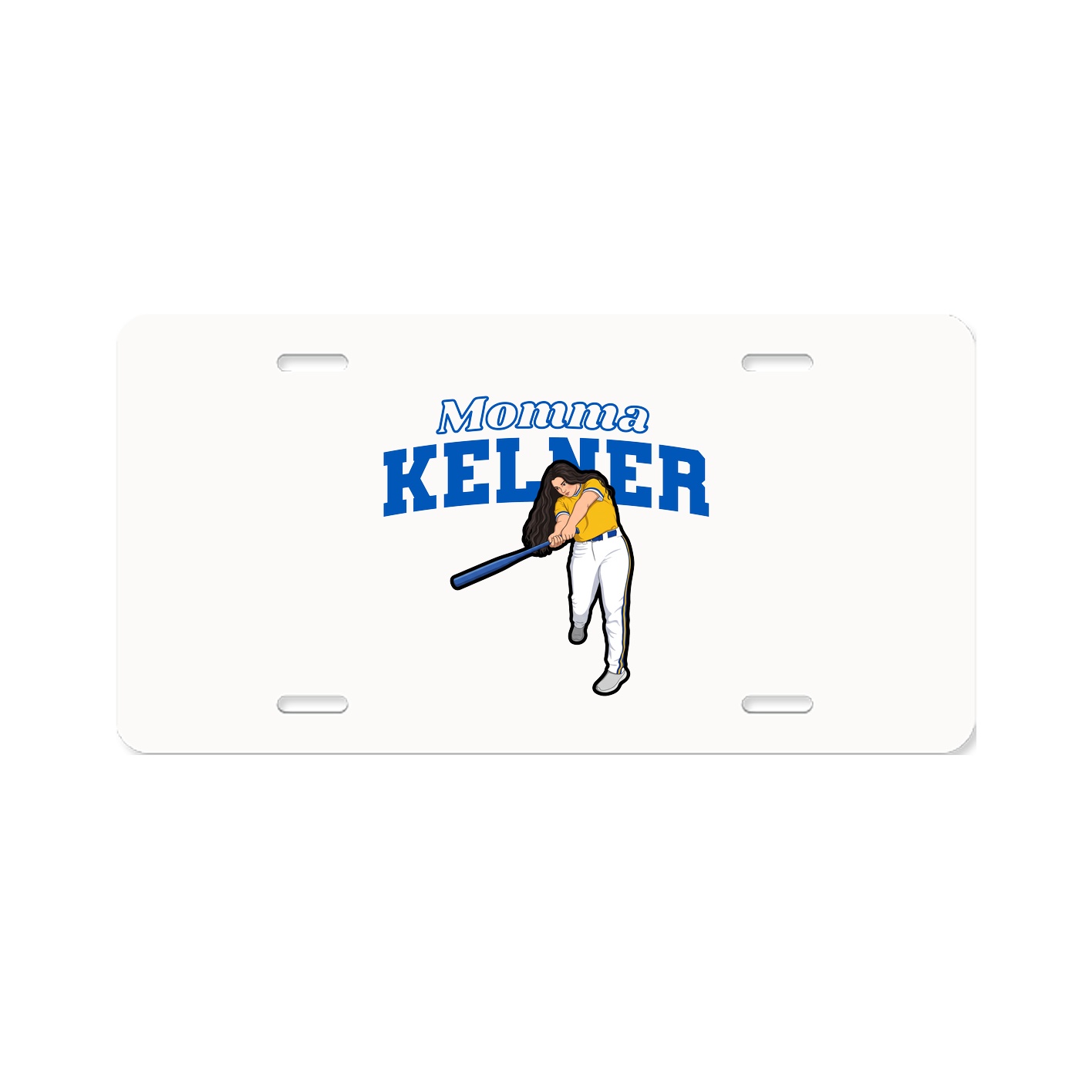 License Plate — Mothers Day Block in Classic
