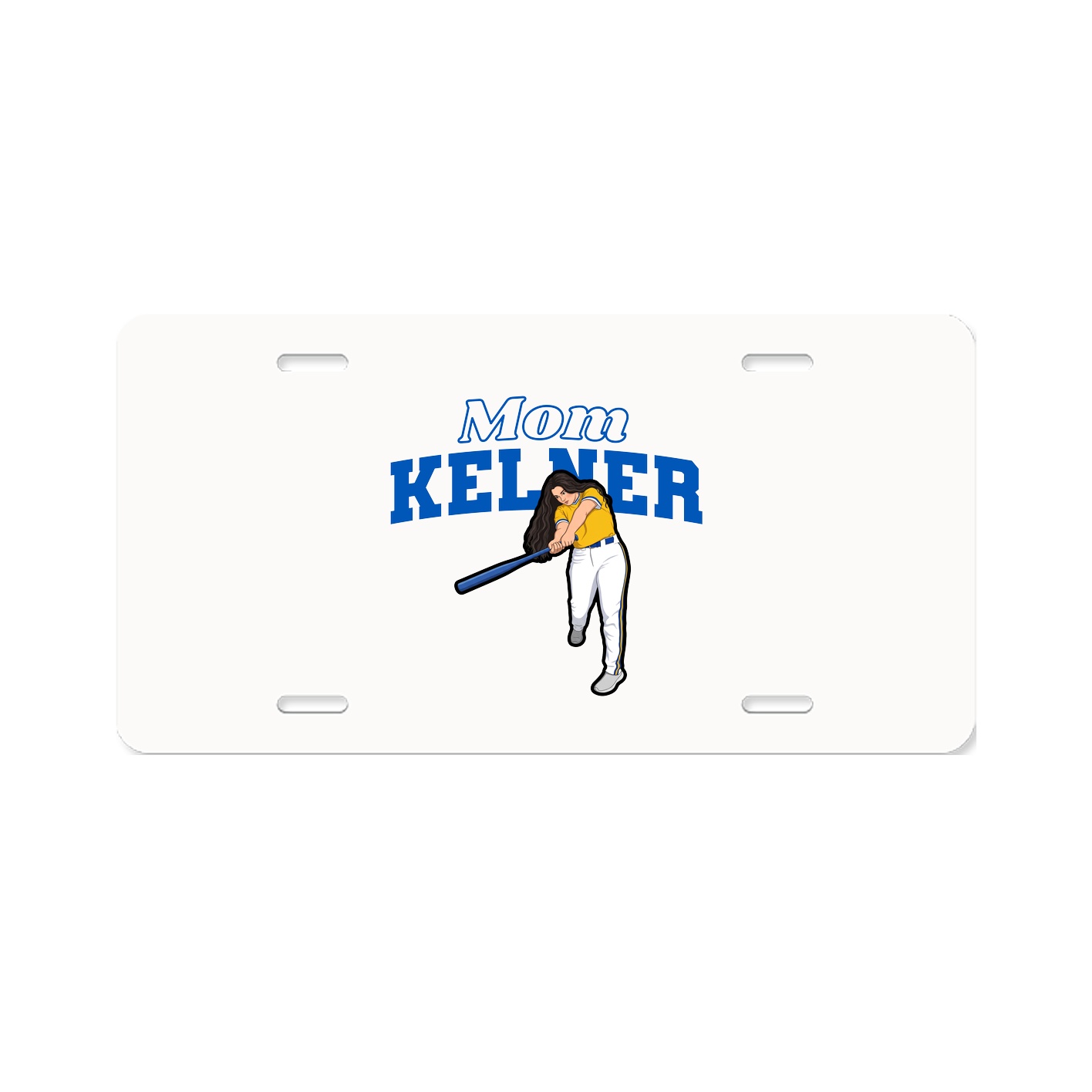 License Plate — Mothers Day Block in Classic