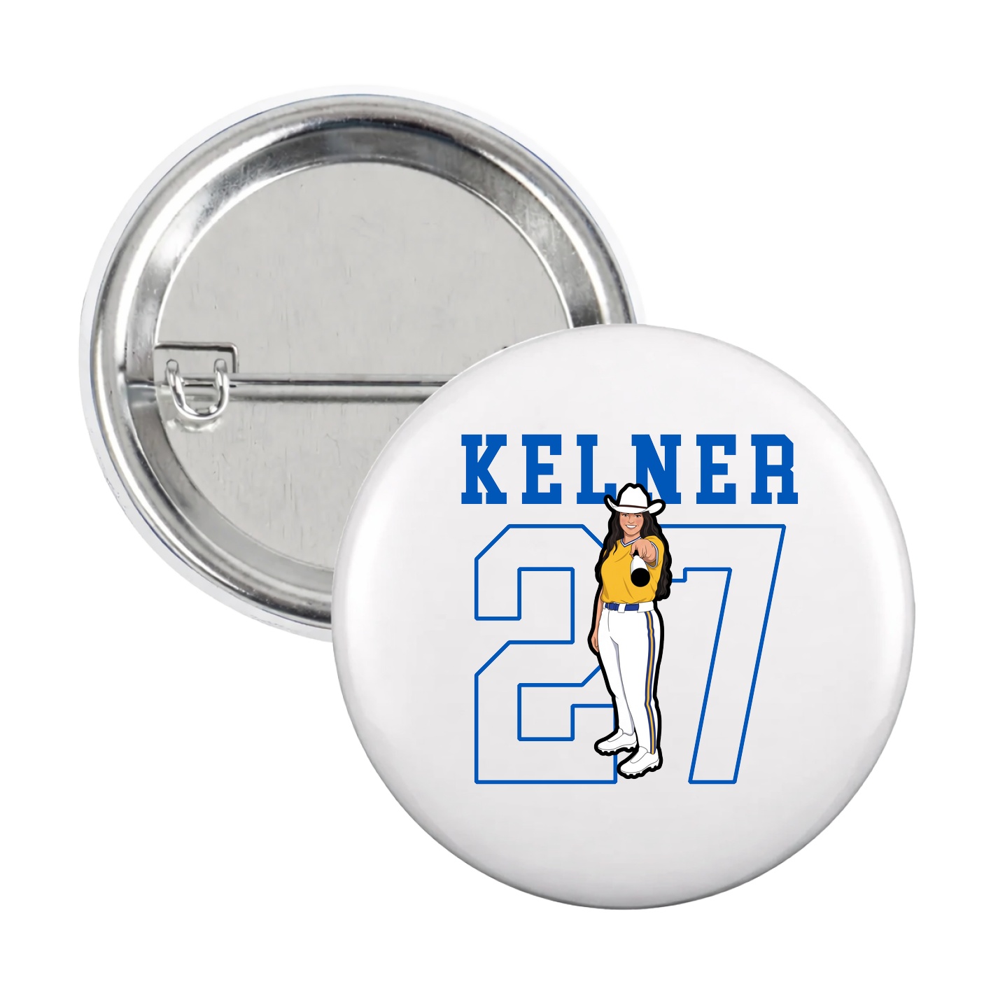 Game Day Button — Shirsey in White