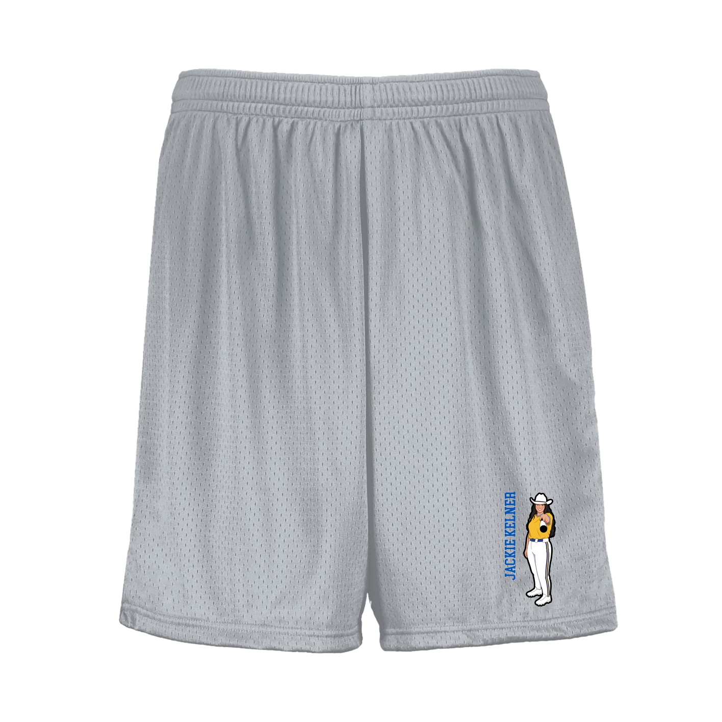 Shorts — Name Vertical in Silver