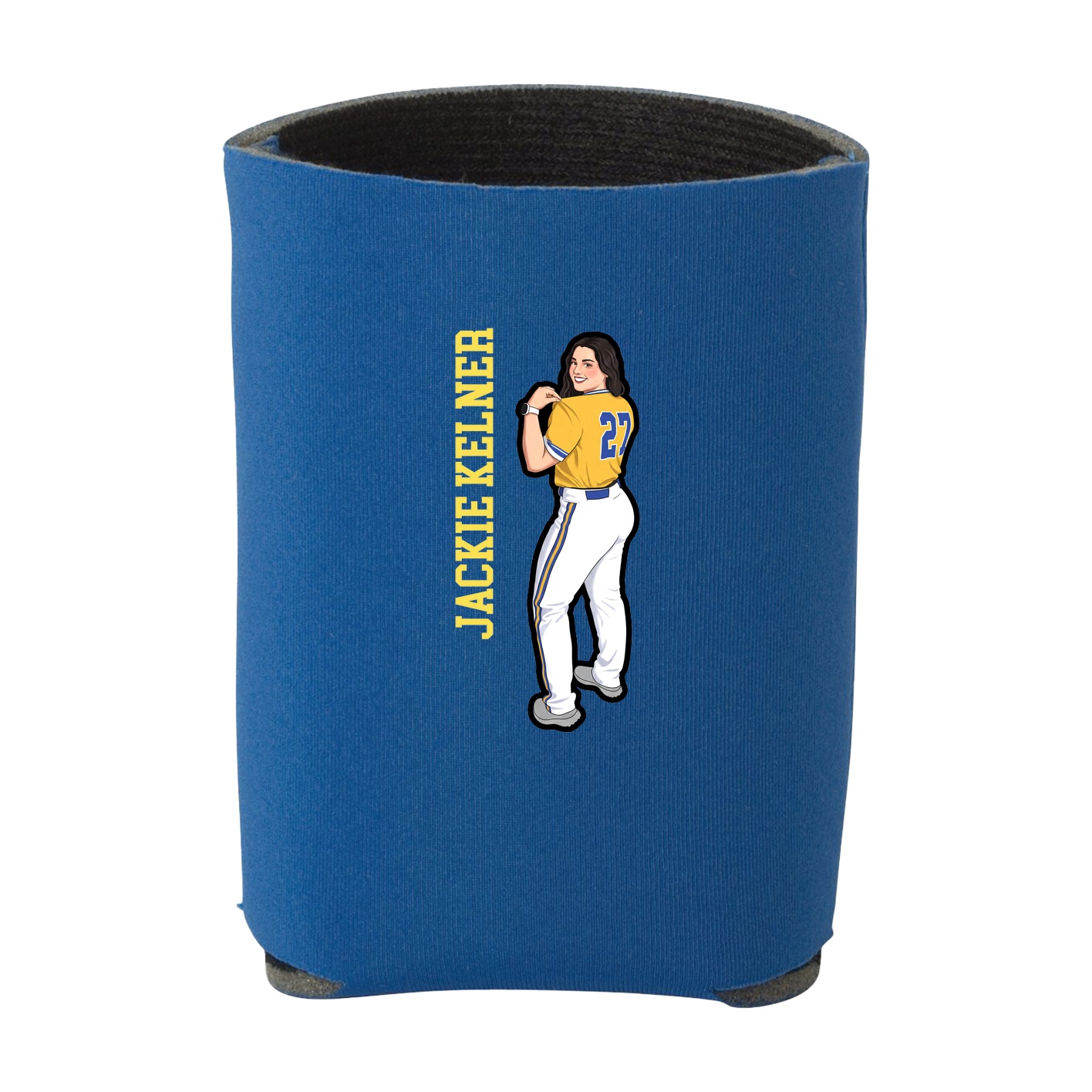 Can Holder — Name Vertical in Royal