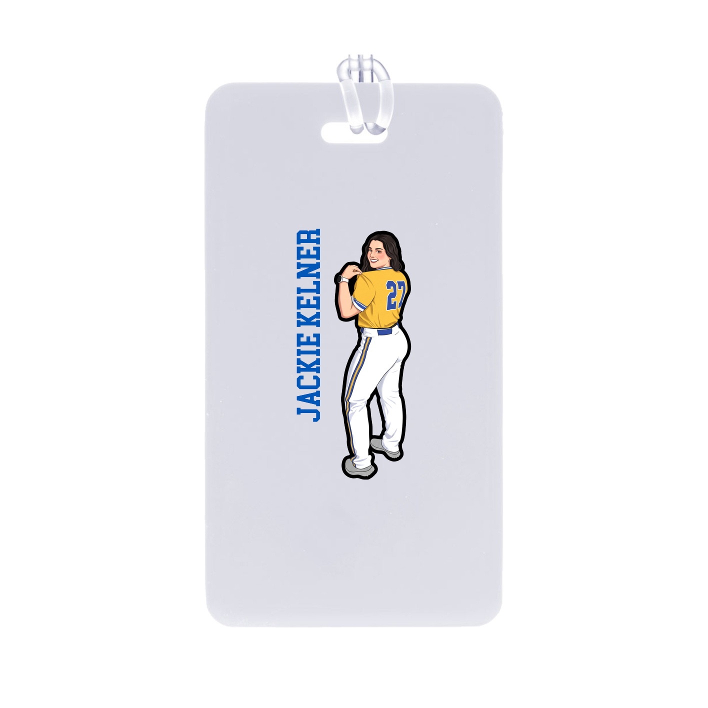 Bag Tag — Name Vertical in Classic