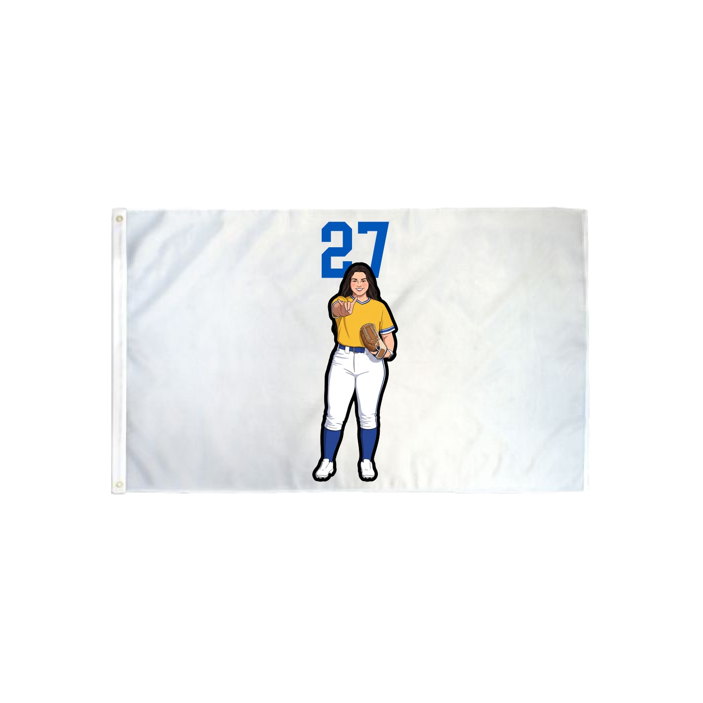 3x5 Flag — Number Top in Classic