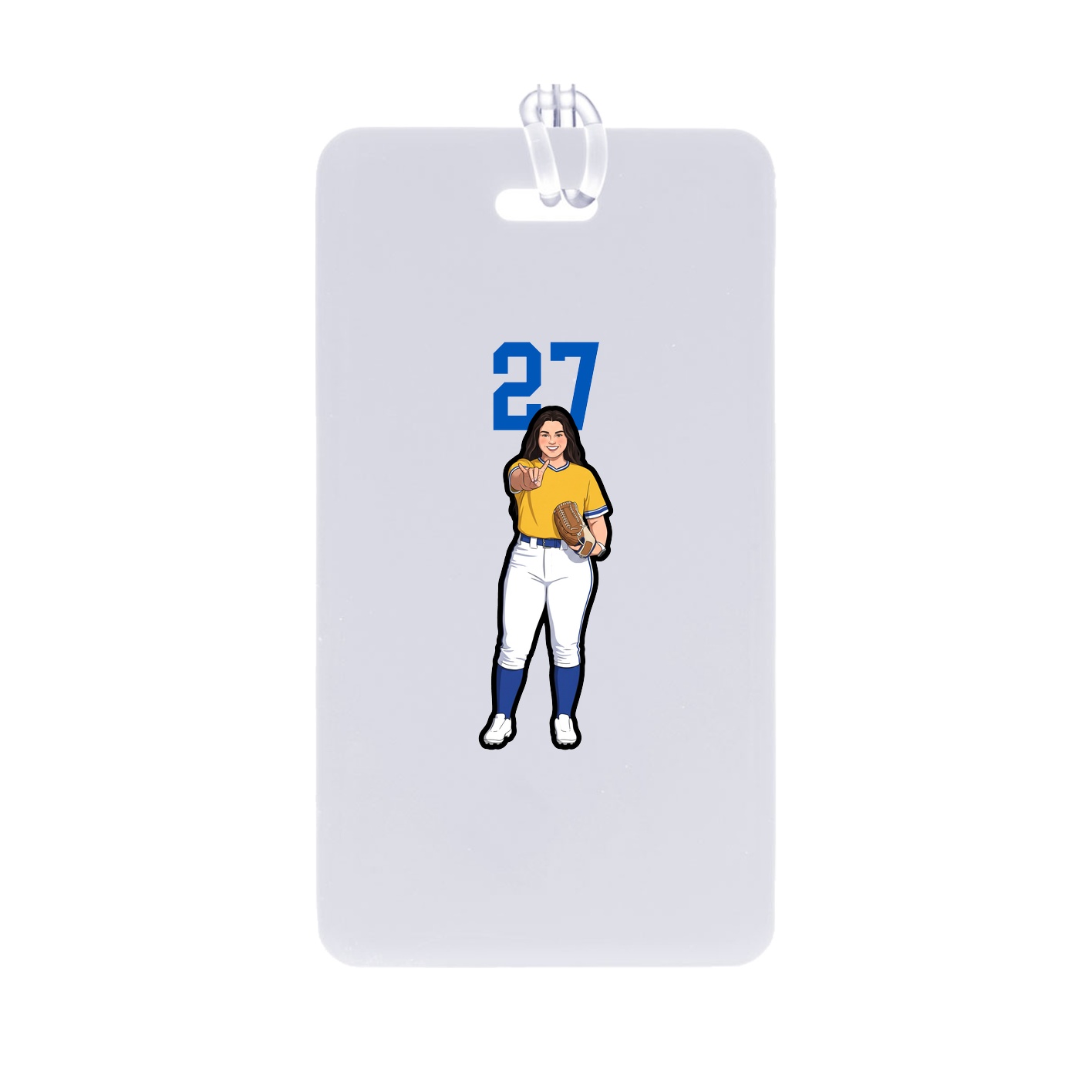 Bag Tag — Number Top in Classic