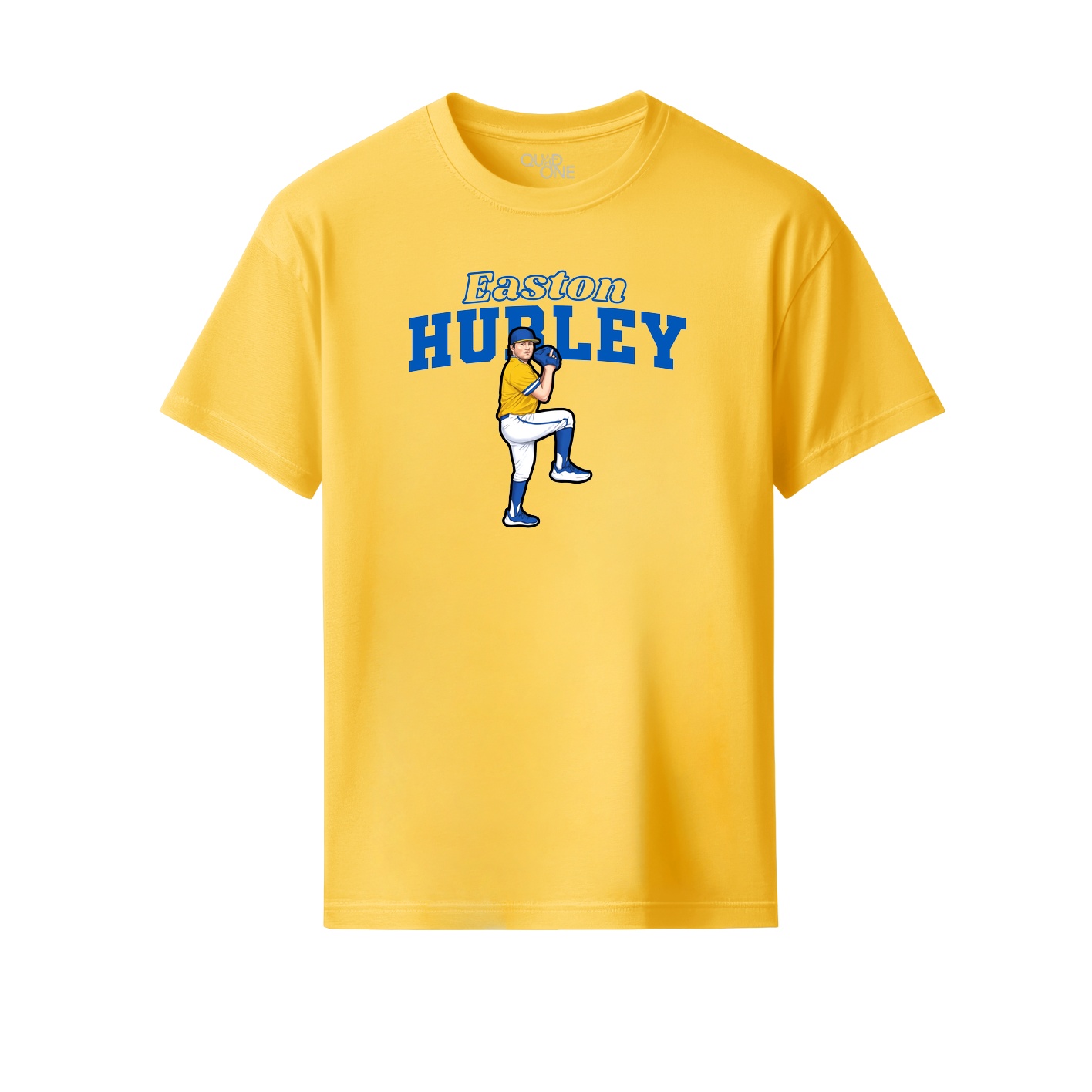 Youth Tee — Name Arch in Yellow