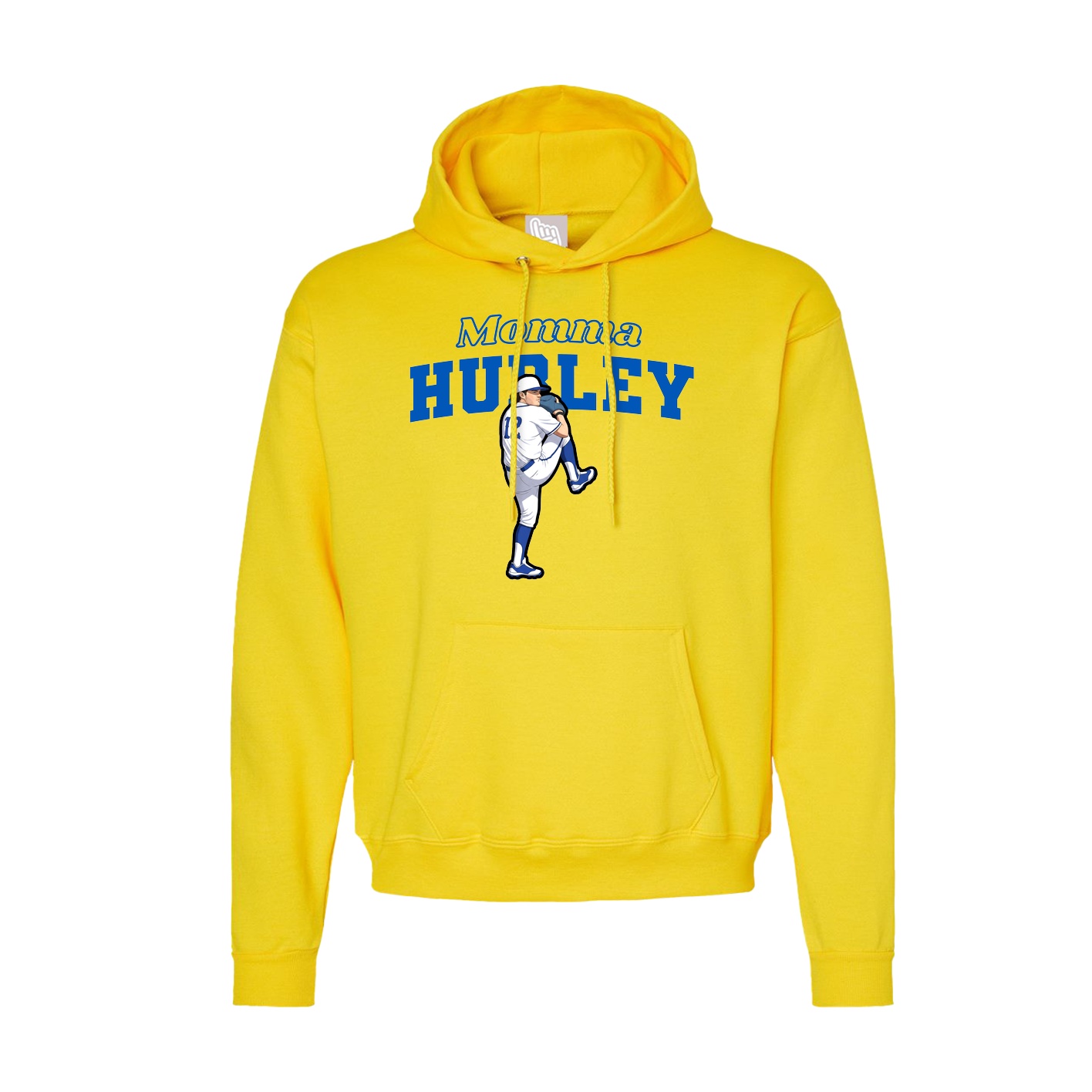 Hoodie — Mothers Day Block in Yellow