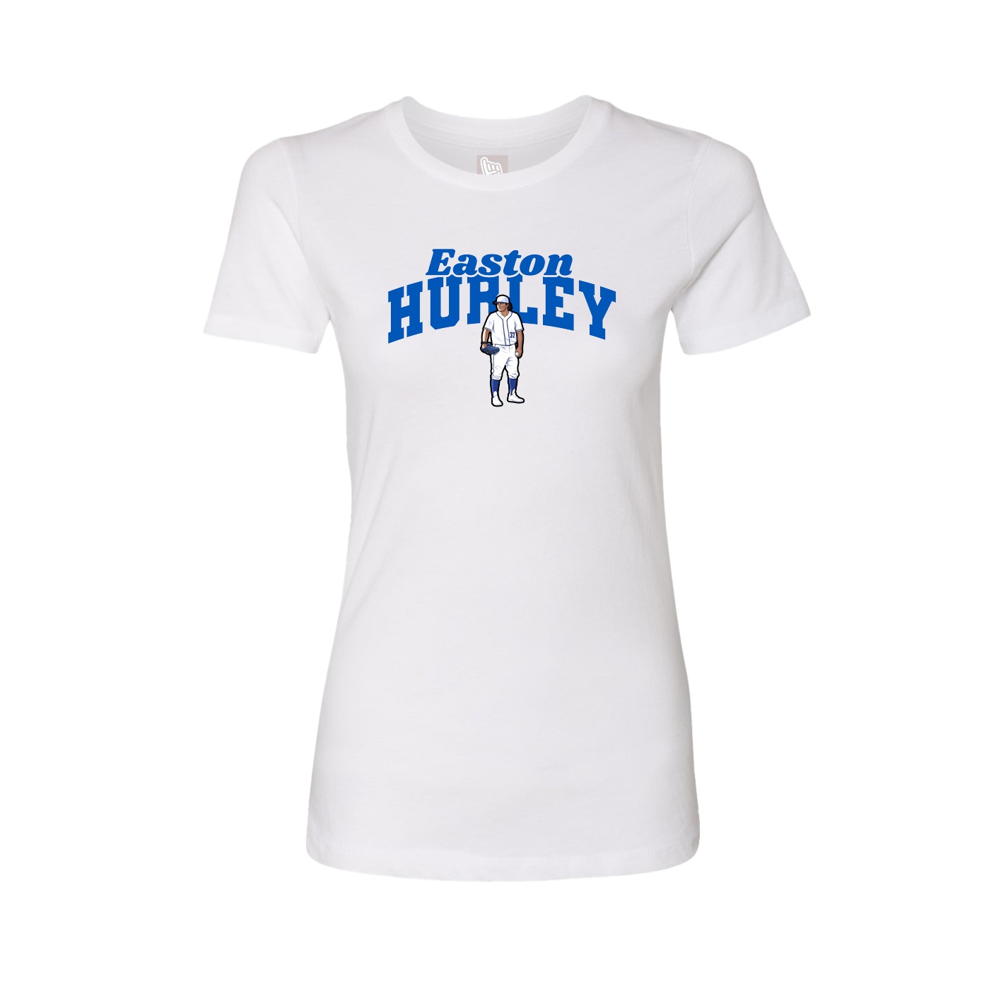 Womens Tee — Signature Arch in White
