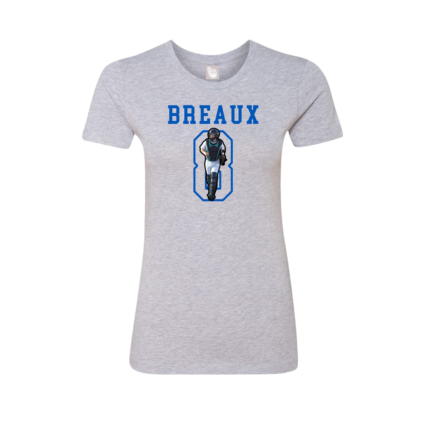 Fitted Women's Tee — Shirsey in Grey