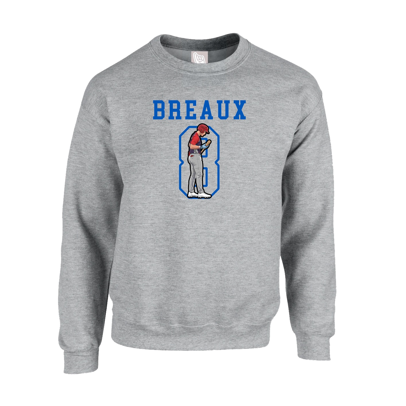Fleece Crew — Shirsey in Grey