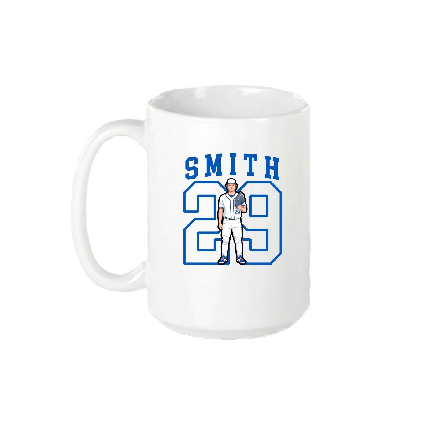 15oz Coffee Mug — Shirsey in White