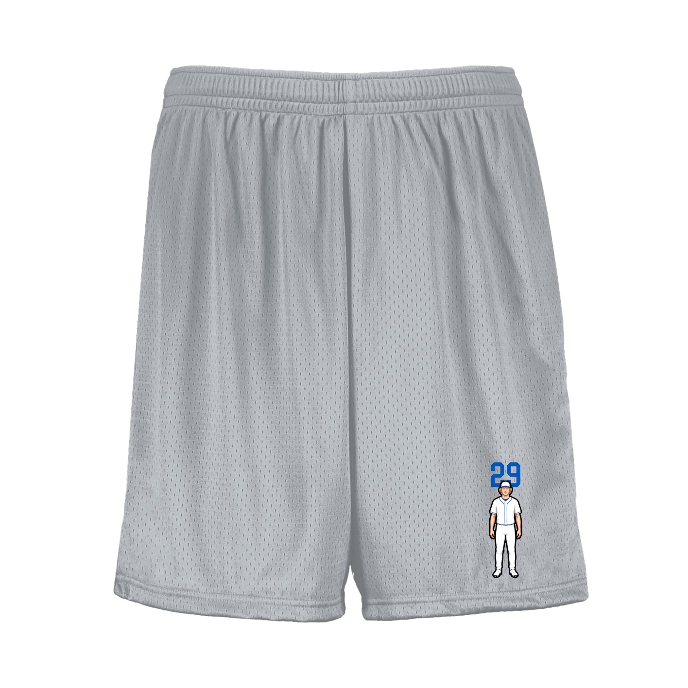 Shorts — Number Top in Silver