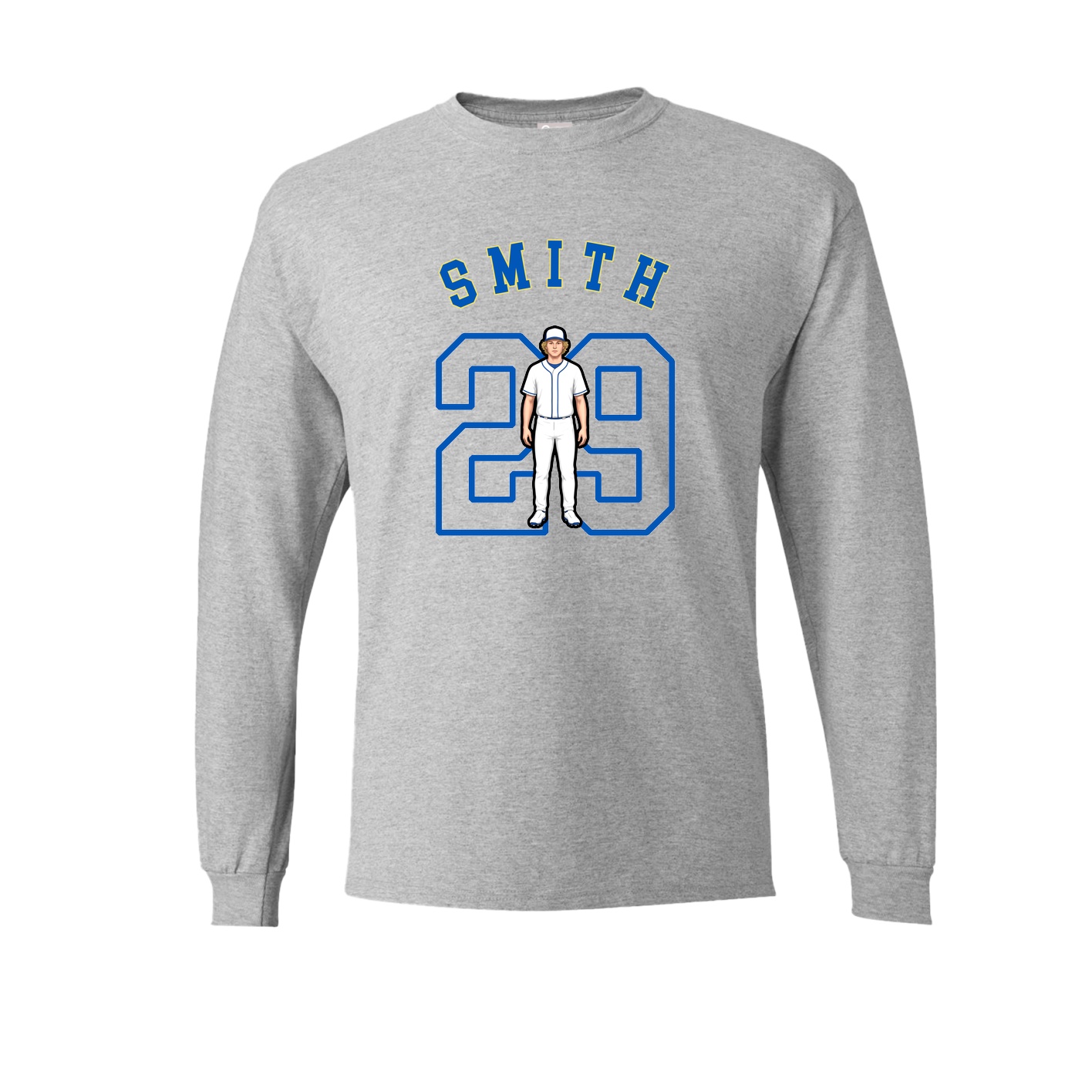 Long Sleeve Tee — Shirsey Arch in Grey