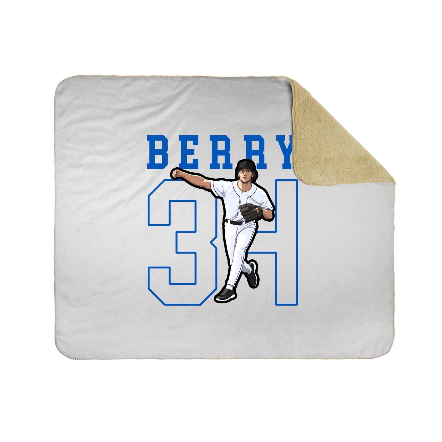 Throw Blanket — Shirsey in White