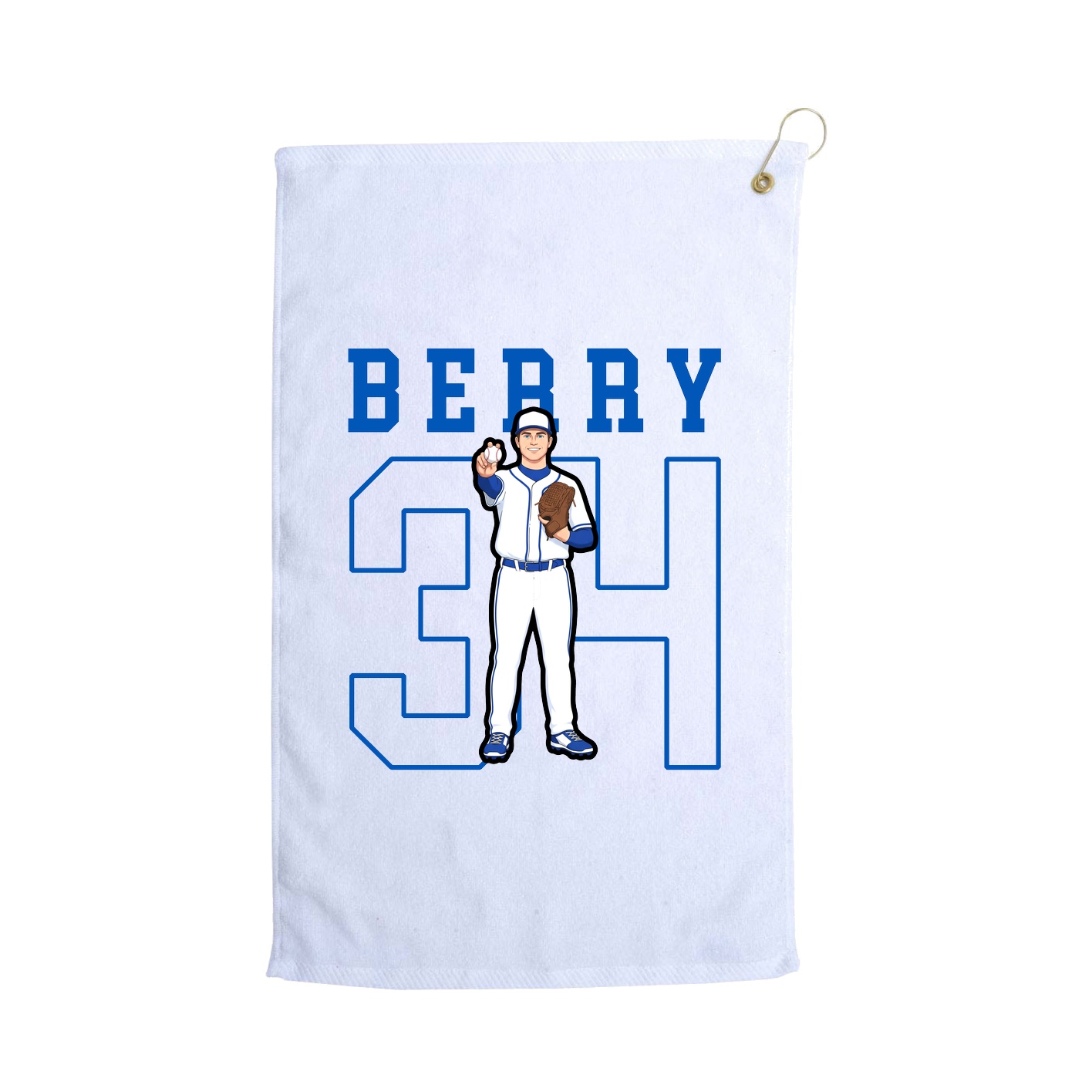 Golf Towel — Shirsey in White