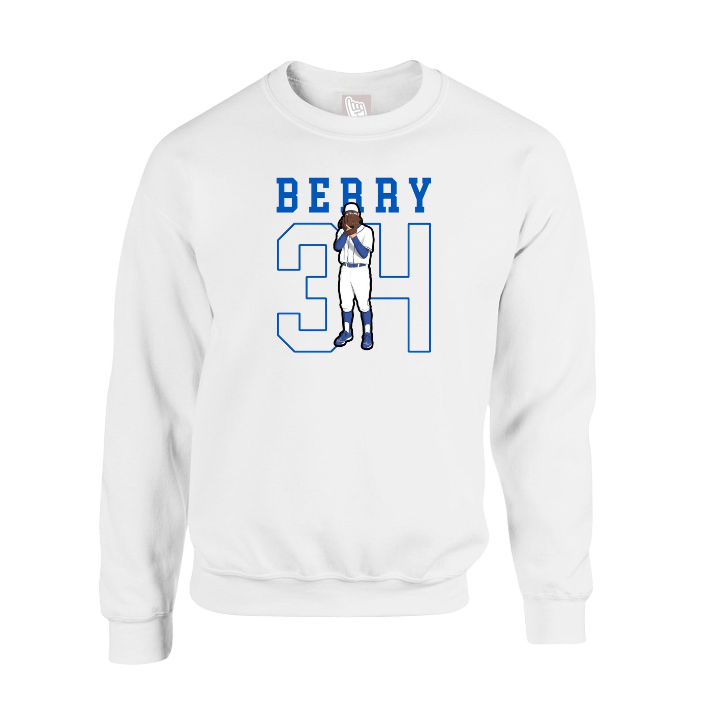Fleece Crew — Shirsey in White