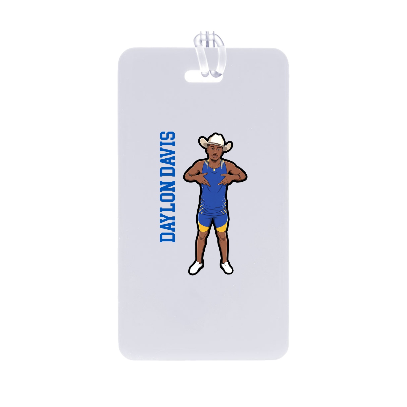 Bag Tag — Name Vertical in Classic