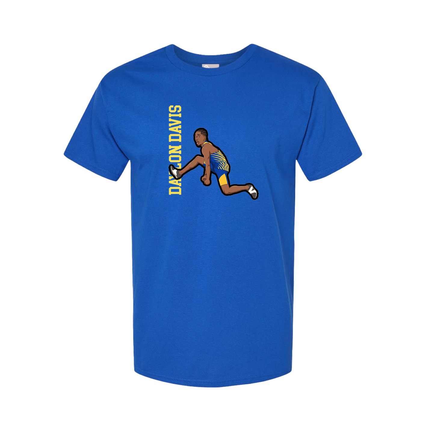 Tee — Name Vertical in Royal