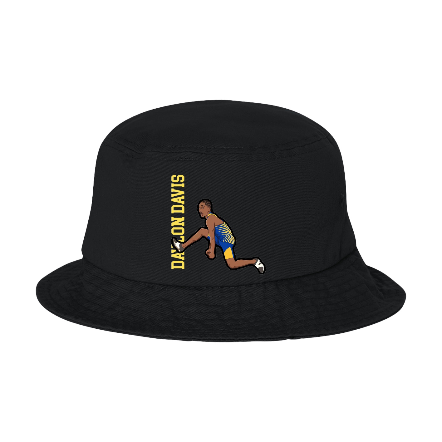 Bucket Cap — Name Vertical in Black
