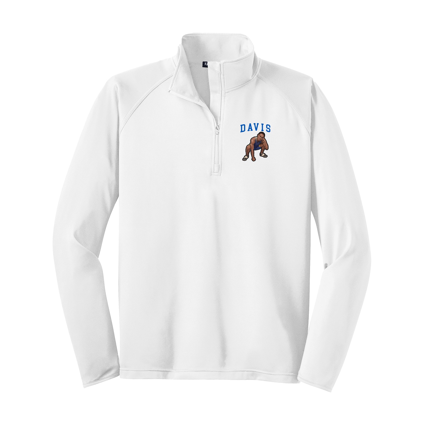 Q-Zip Pullover — Shirsey in White